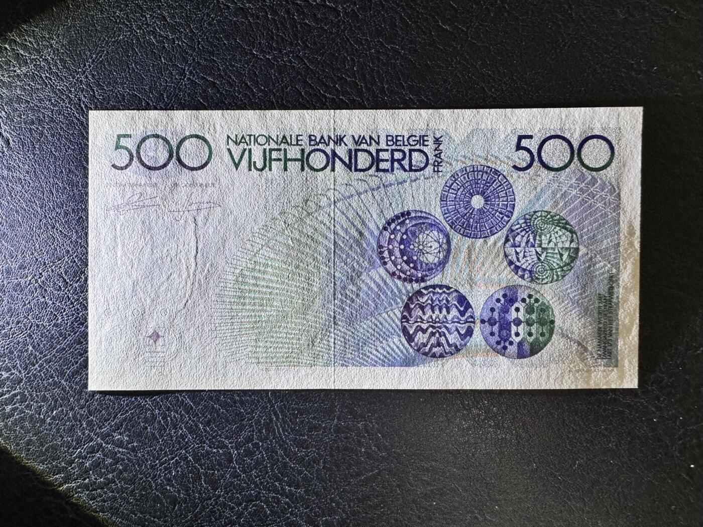 收藏联盟Quantum Auction 第366期拍卖  比利时1984年500法郎 品相全新UNC