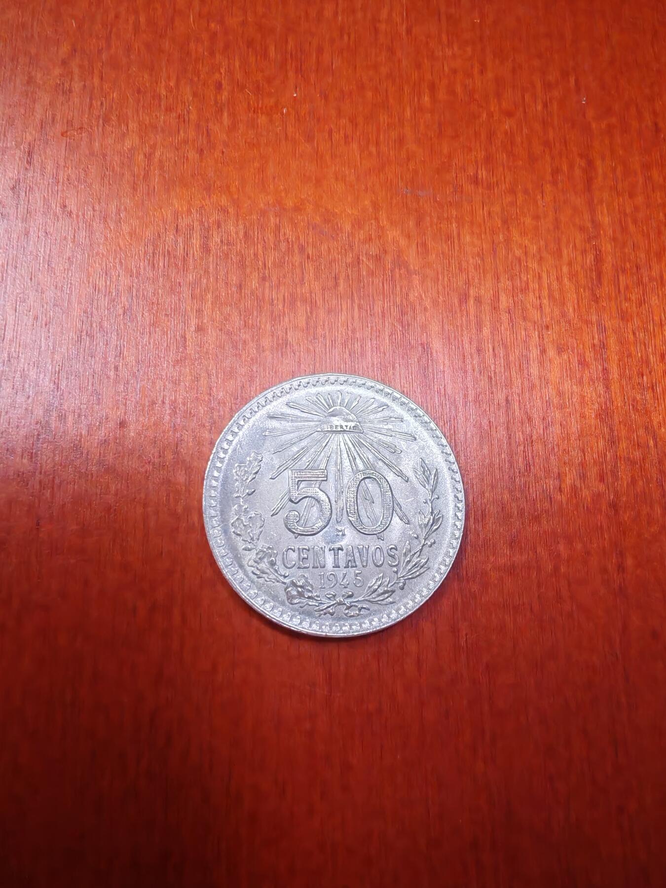 长老汇龙年精选第十九场拍卖 1945墨西哥50分鹰洋