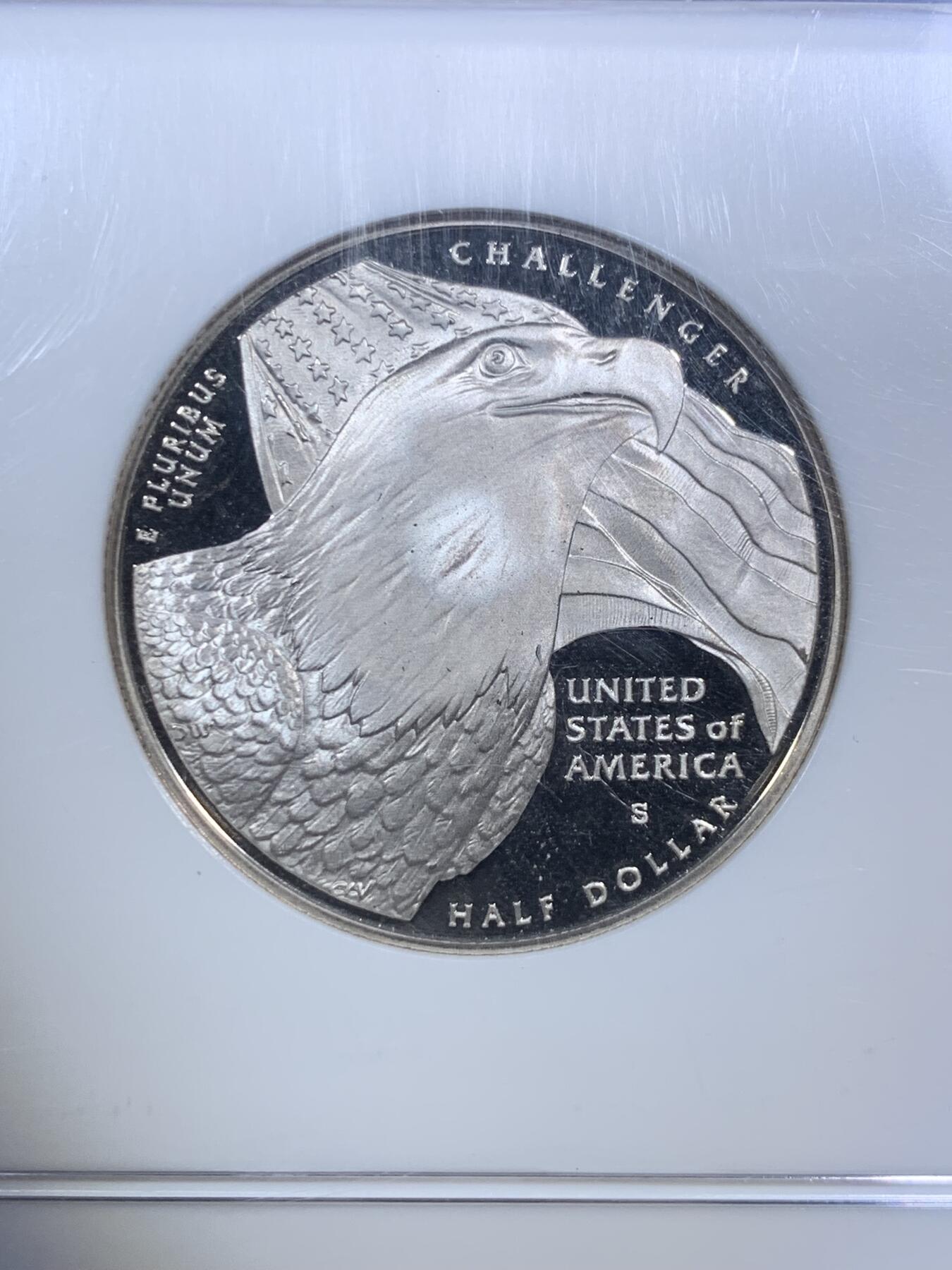 《竞宝斋》第295场- 周日，周一  2场连拍 （全场包邮） NGC PF70UC 美国2008年S版白头海雕半美元