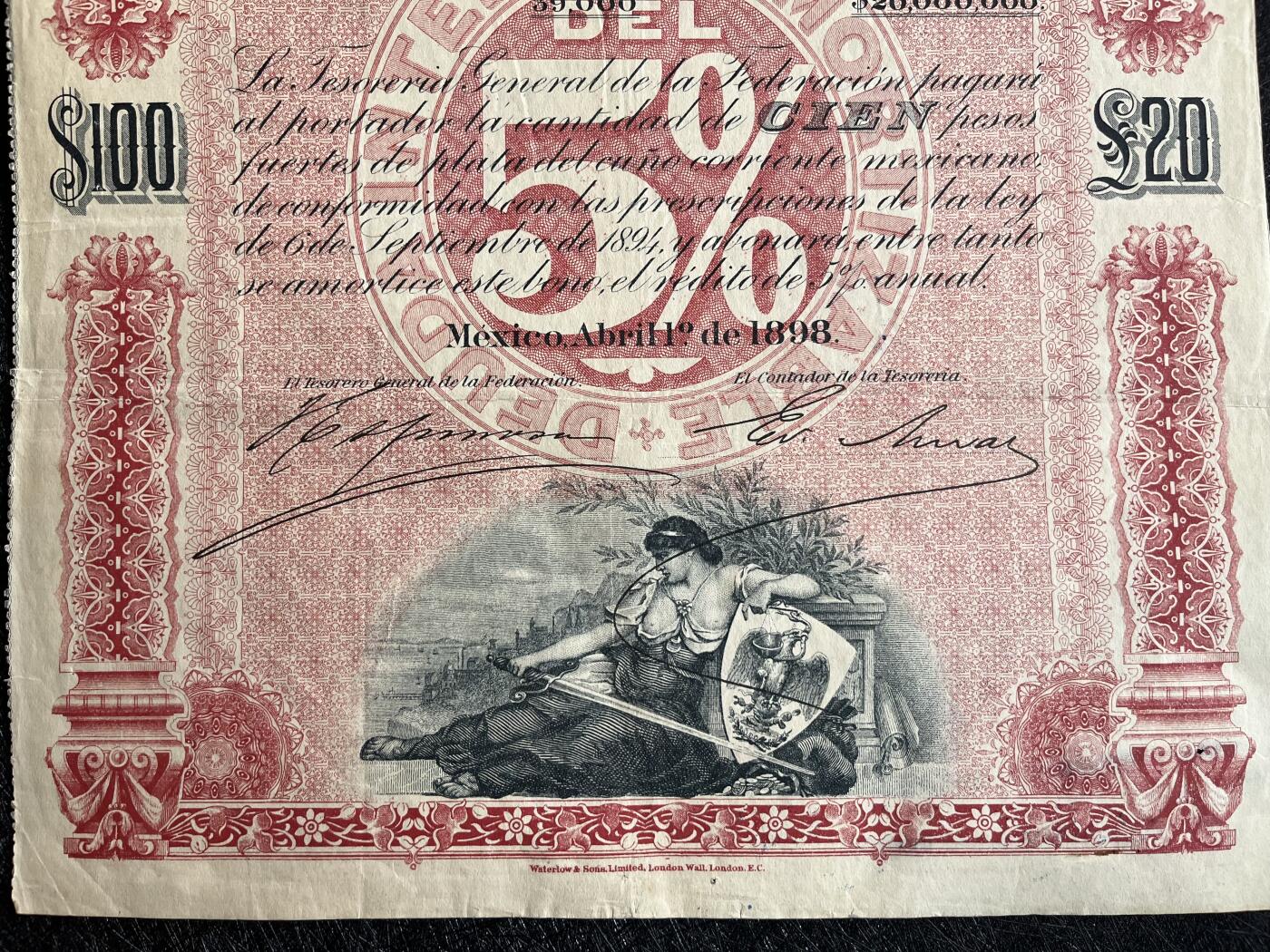 1898年墨西哥国家借款