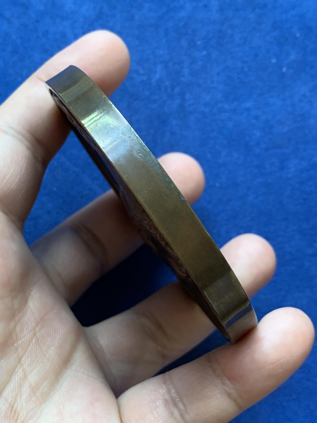 《竞宝斋》第295场- 周日，周一  2场连拍 （全场包邮） 1874英国金融城大铜章 沙俄亚历山大二世访问伦敦铜章 76.7mm 213.1g