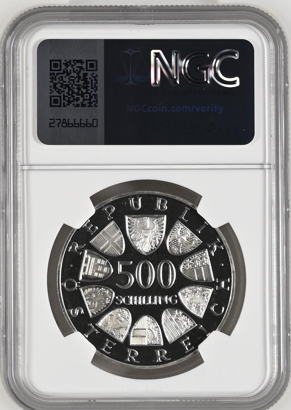 长老汇龙年精选第十九场拍卖 1988 AUSTRIA VISIT OF JOHN PAUL II，NGC PF68UC