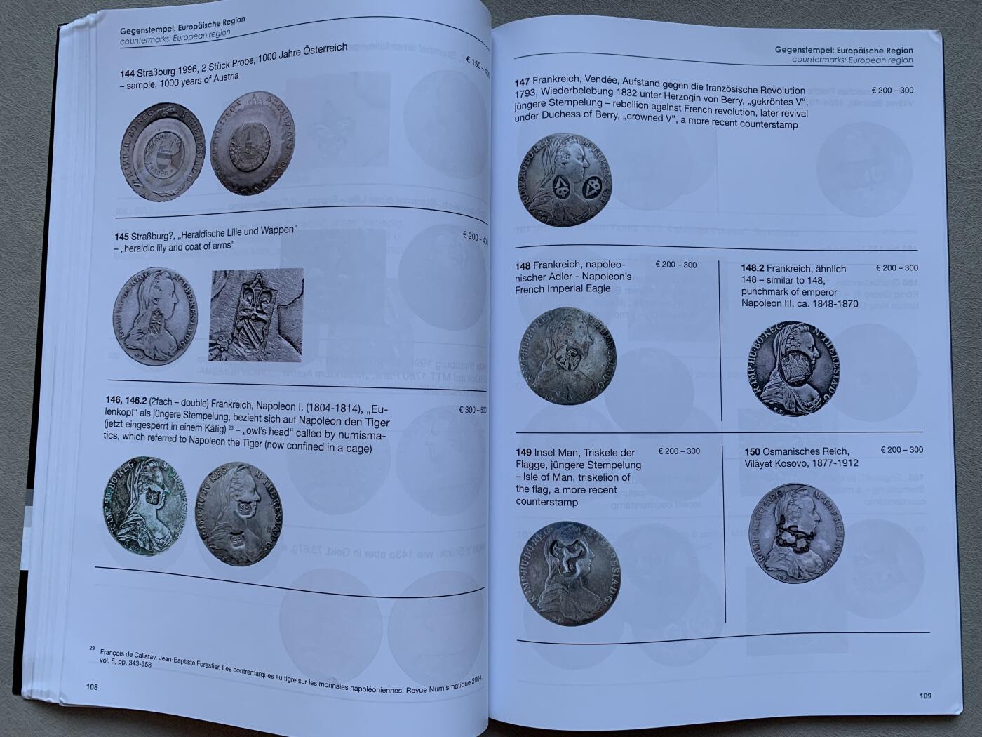 《竞宝斋》第295场- 周日，周一  2场连拍 （全场包邮） 最新版HAFNER大奶妈1780目录，最权威的1780大奶妈目录，对于版别区分非常细致，一站式解决1780至今大奶妈版本问题，大开本，同A4大小，185页全彩印