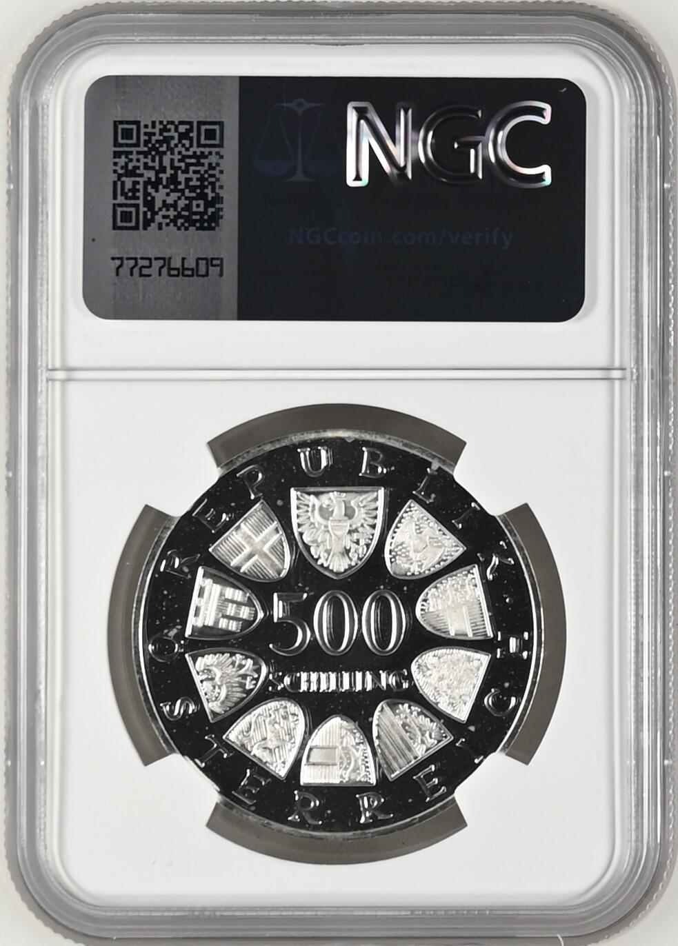 长老汇龙年精选第十九场拍卖 1985 AUSTRIA BREGENZ ANNIVERSARY，NGC PF68UC