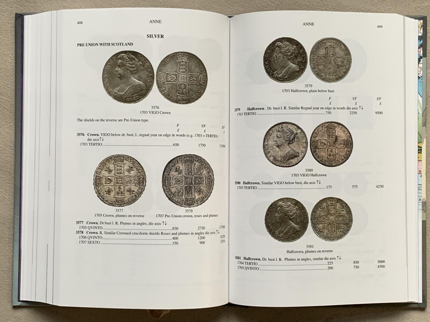 《竞宝斋》第295场- 周日，周一  2场连拍 （全场包邮） 2023版斯宾克英国钱币标准目录，评级公司的目录编号来源之一，收录从公元前150年-1971年间的英国钱币