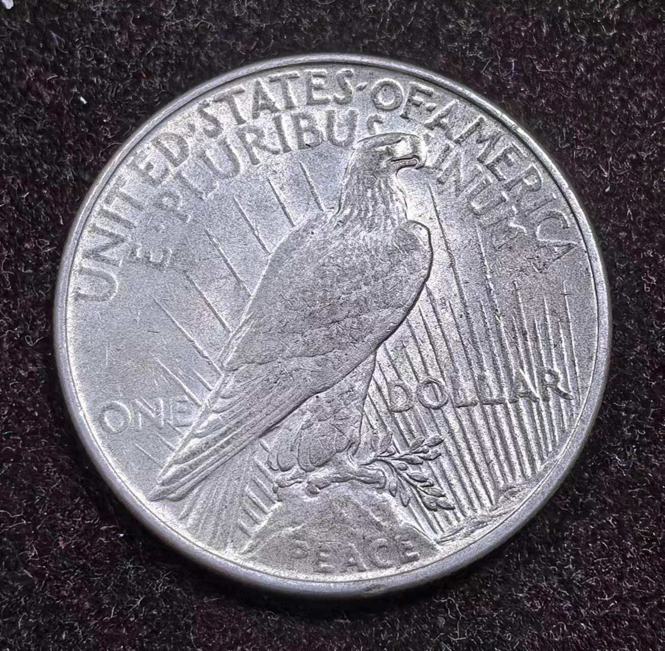 北京马甸外国币专卖微拍第124期，外国金银币专场，陆续上新，欢迎关注 1922年美国和平鸽银币