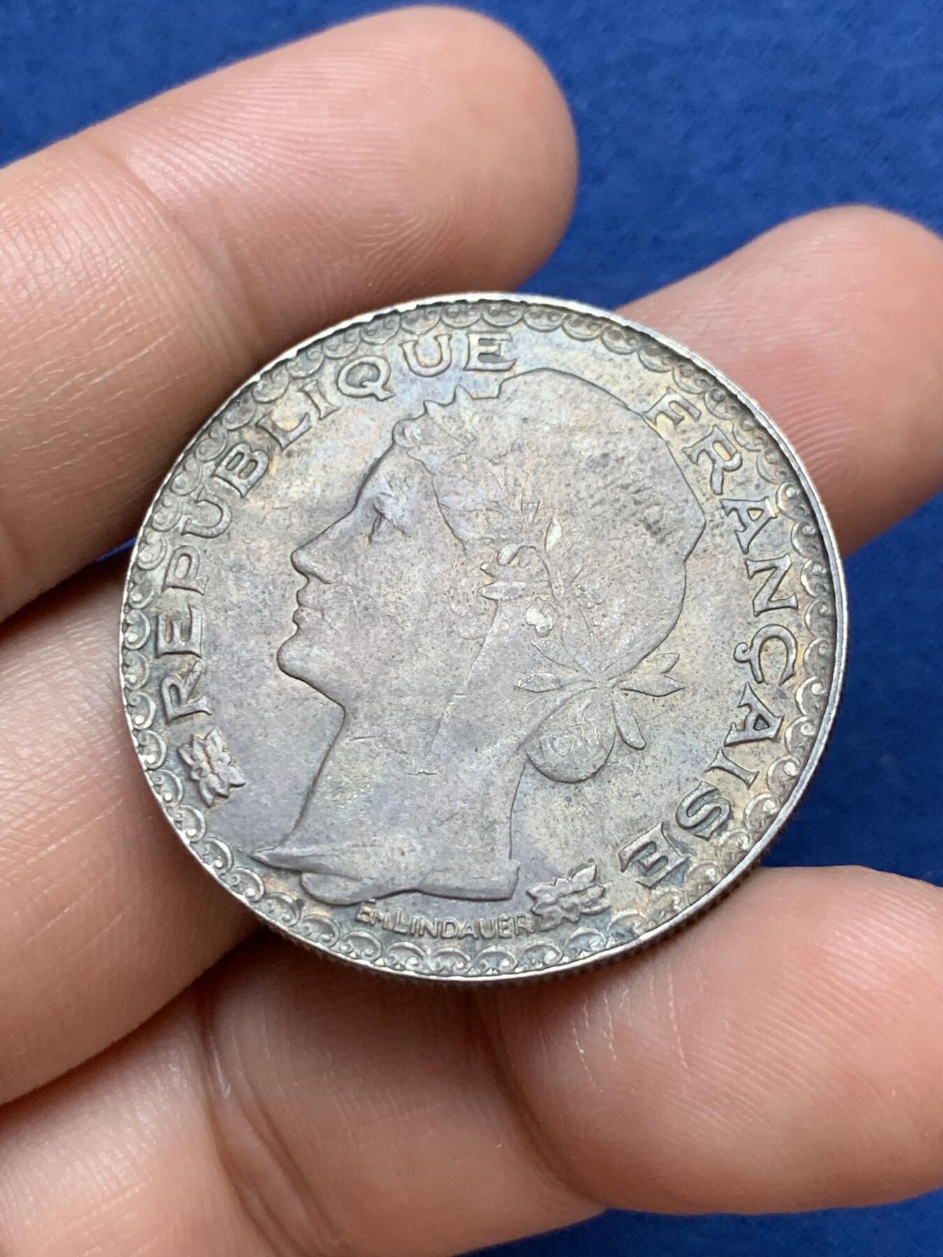 《竞宝斋》第295场- 周日，周一  2场连拍 （全场包邮） 法属印支1931年女神像1皮阿斯特银币 最后的坐洋