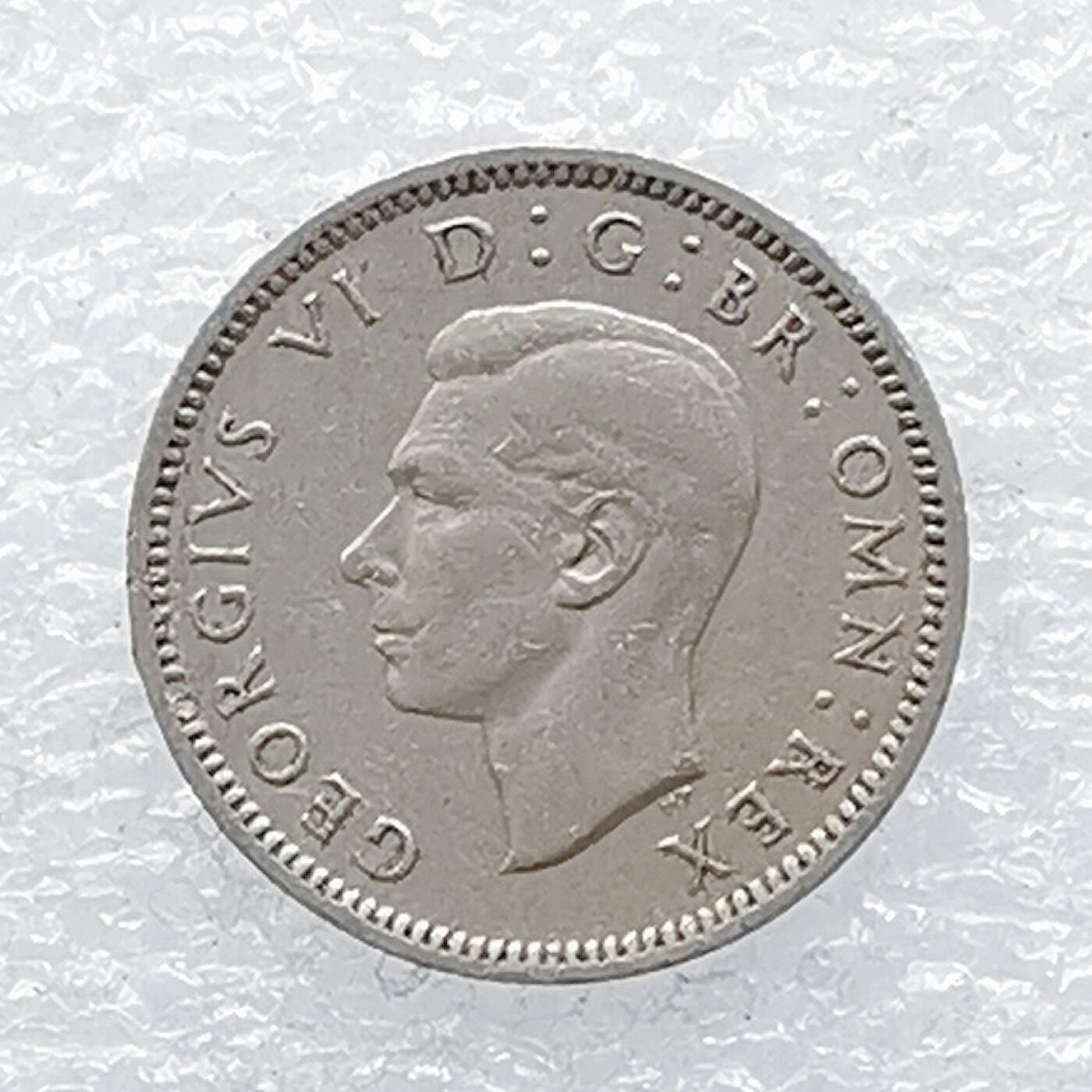 海外回流1元起拍小铺 各国钱币散币场 第14期 英国1948年6便士 乔六