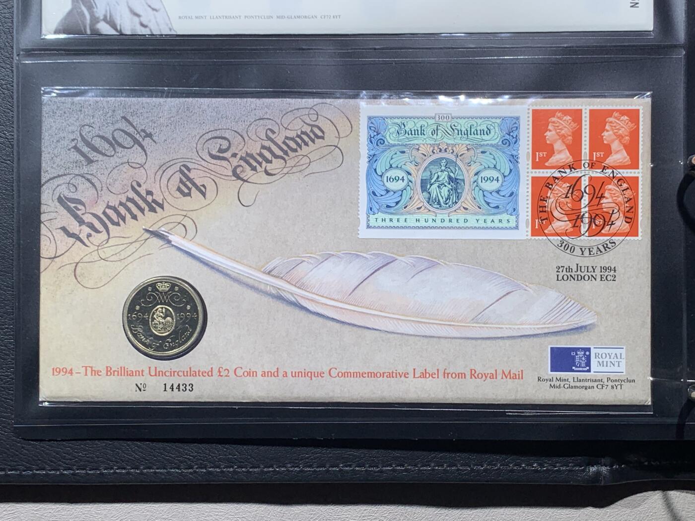 《竞宝斋》第295场- 周日，周一  2场连拍 （全场包邮） 全新邮币封册 含′6个邮币封！