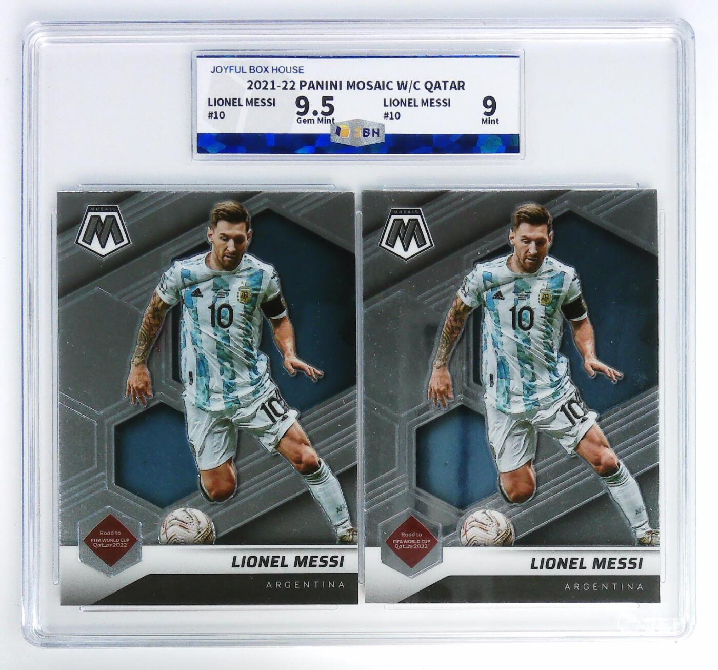 球星卡 PANINI MOSAIC W/C QATAR LIONEL MESSI #10 JBH双拼卡