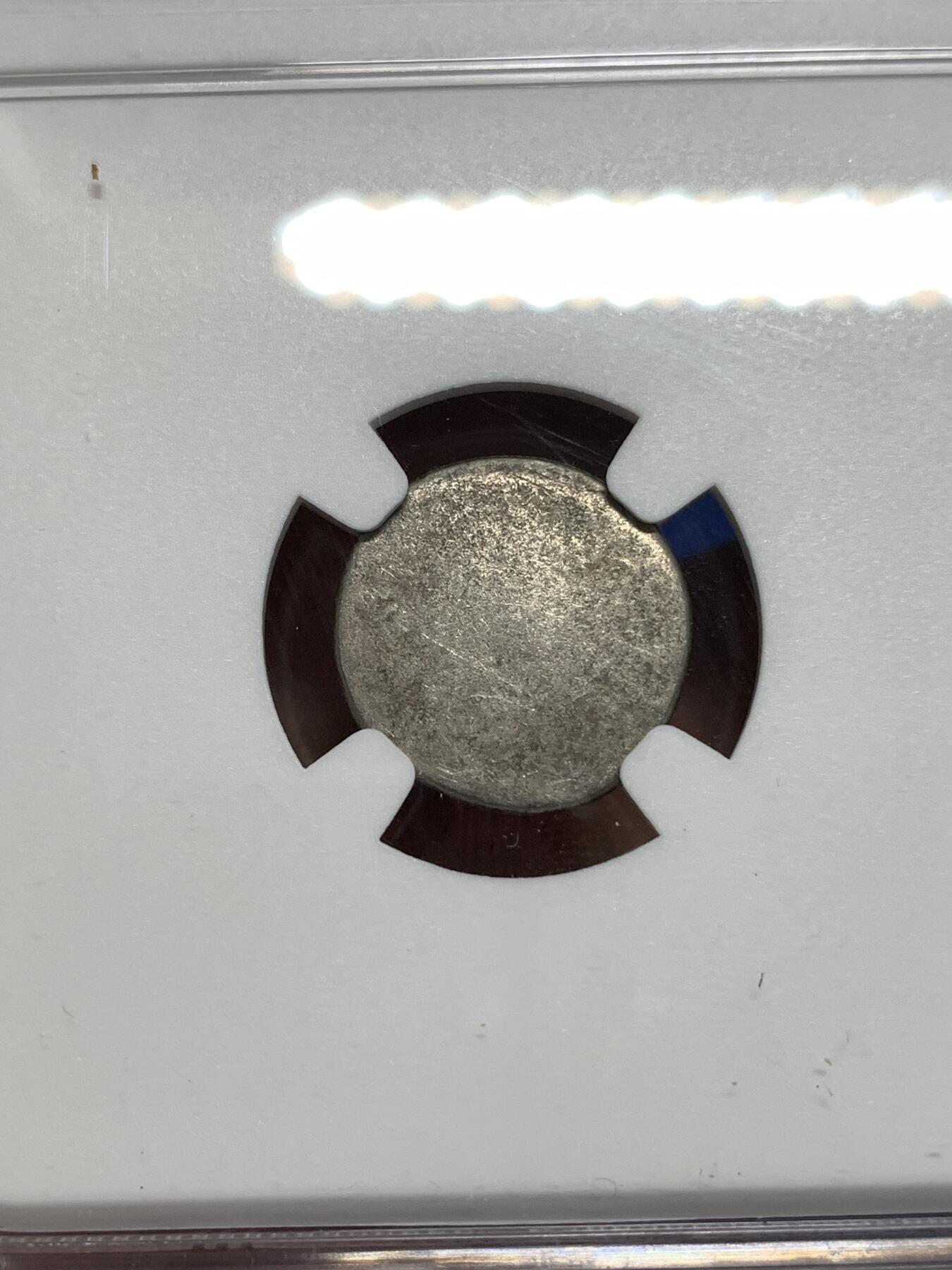 《竞宝斋》第295场- 周日，周一  2场连拍 （全场包邮） NGC AU55 柬埔寨1847-1860年小鸟银币 经典品种，传世粉灰彩