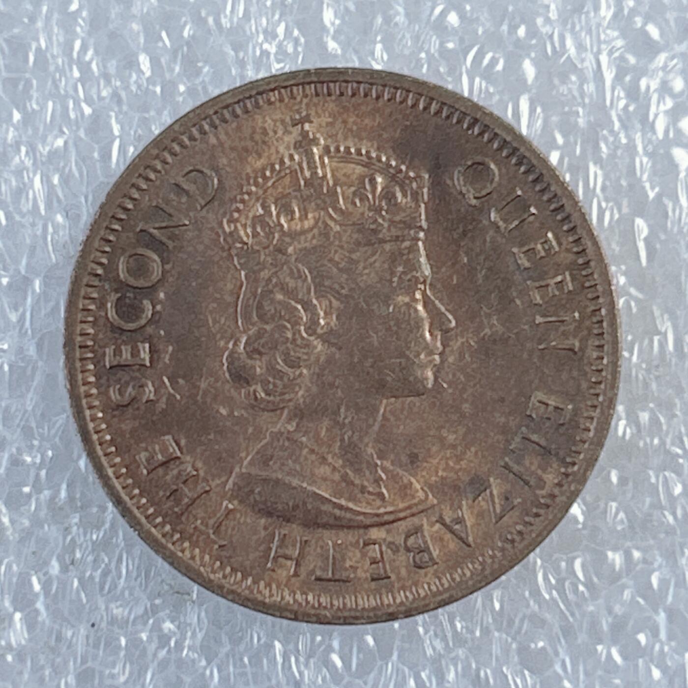 第一海外回流一元起拍收藏 散币专场 第107期 1965年英属毛里求斯2分大铜币