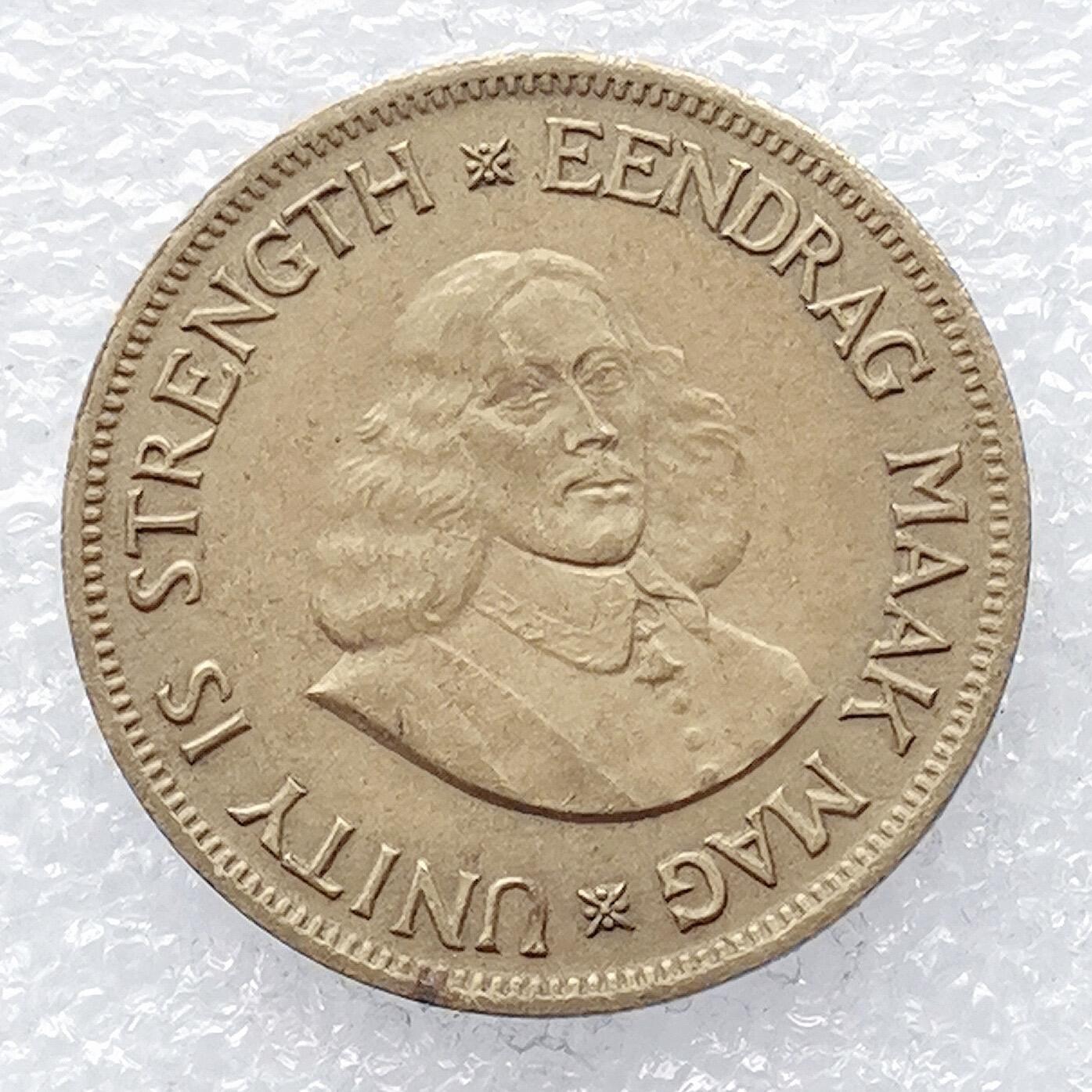 海外回流1元起拍小铺 各国钱币散币场 第14期 南非1961年吕贝克总统1分黄铜币