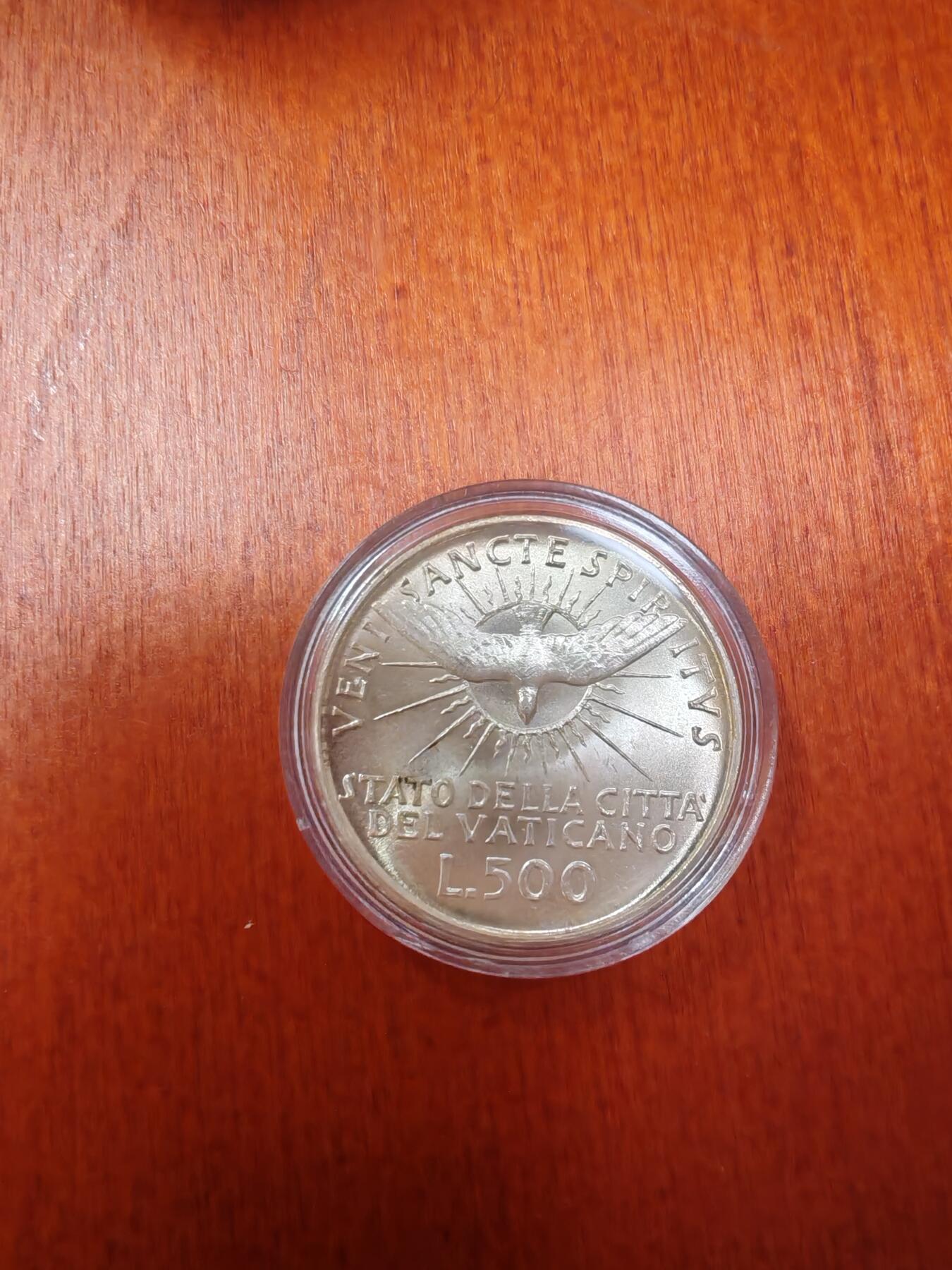 长老汇龙年精选第十九场拍卖 1958梵蒂冈教皇缺位500里拉银币