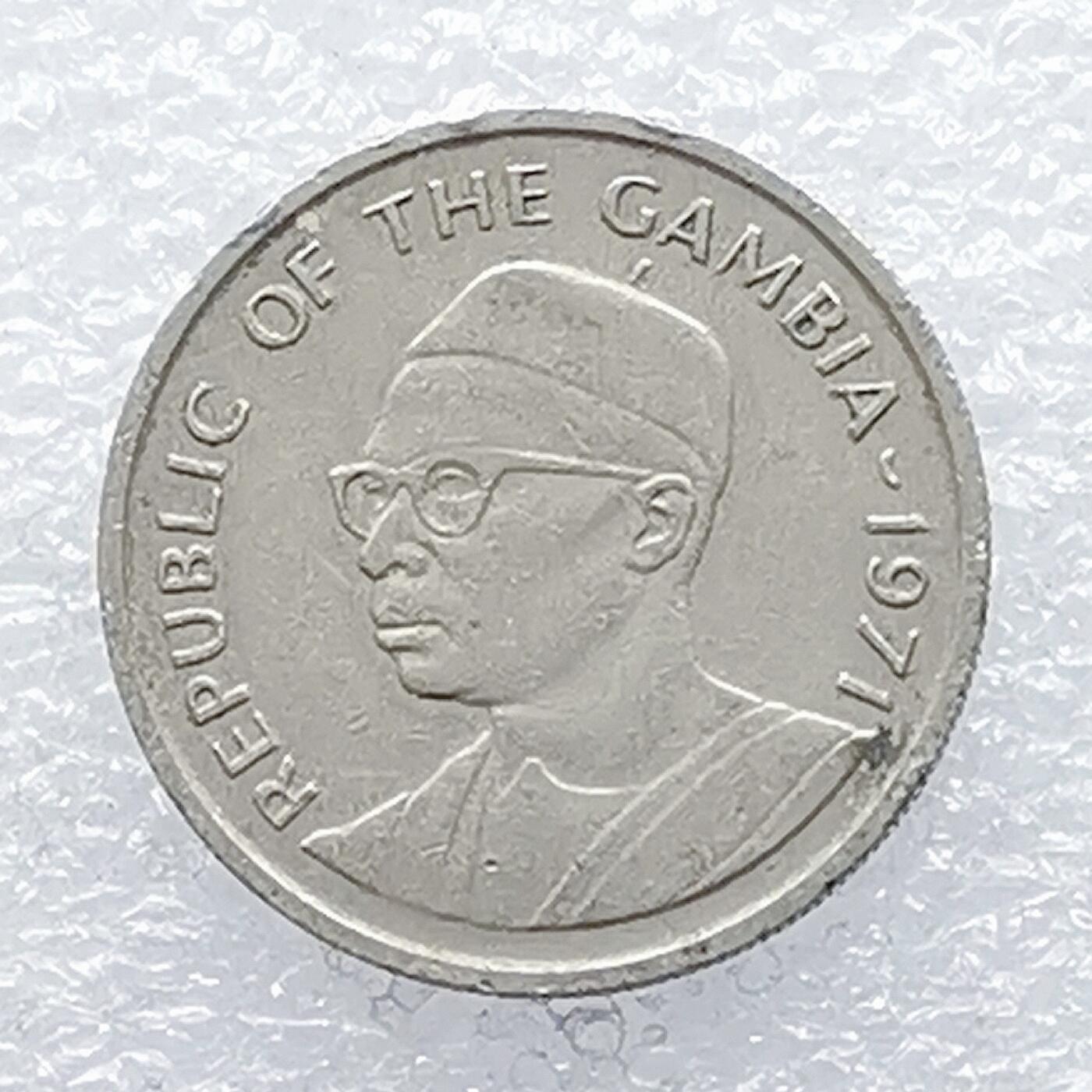 海外回流1元起拍小铺 各国钱币散币场 第14期 1971年冈比亚25布图