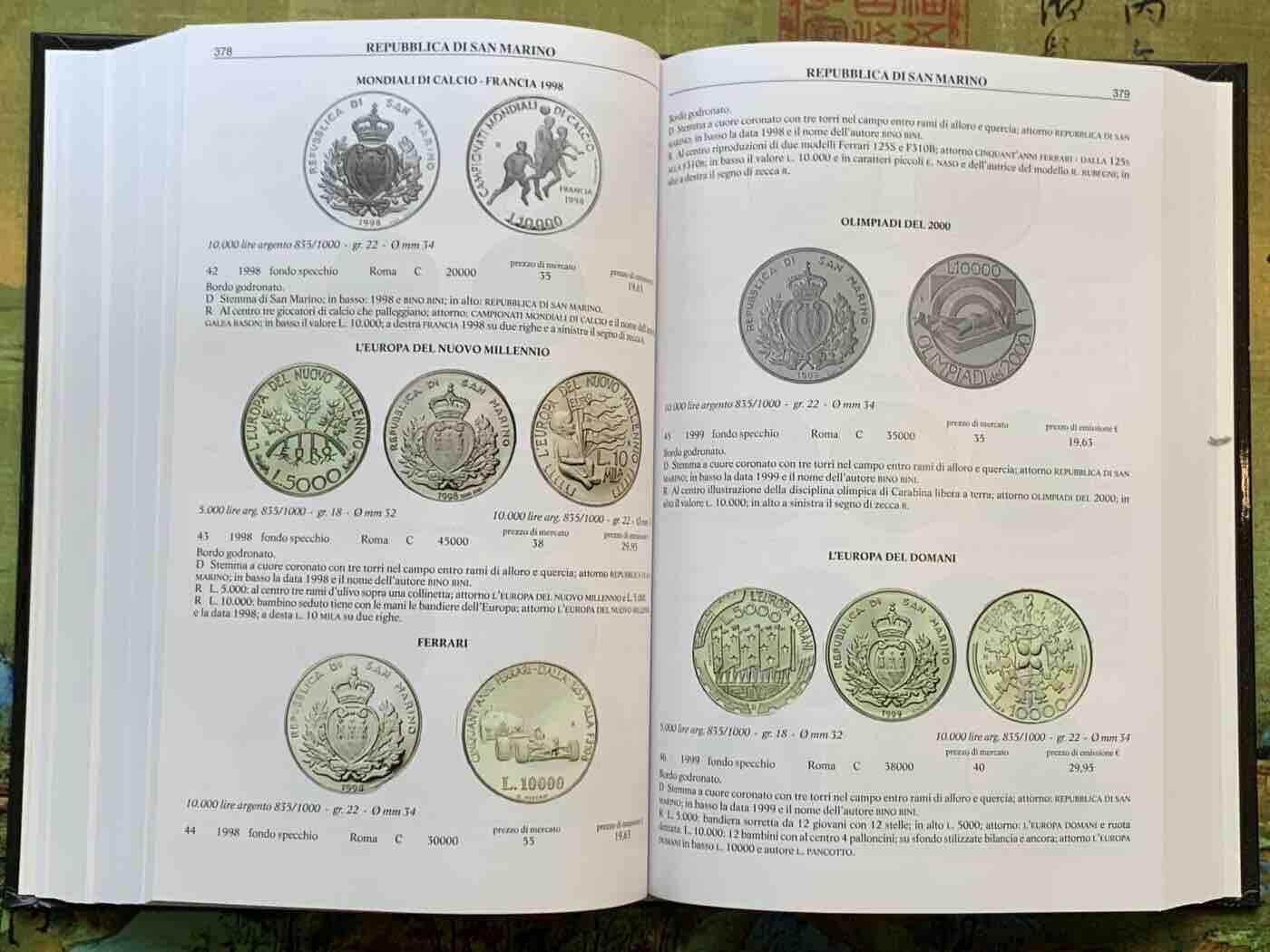 《竞宝斋》第295场- 周日，周一  2场连拍 （全场包邮） Montenegro意大利钱币目录最新2024版 全新的价格指南 将近700页的厚度 重1.2公斤 精装胶板印刷 玩意系必备目录