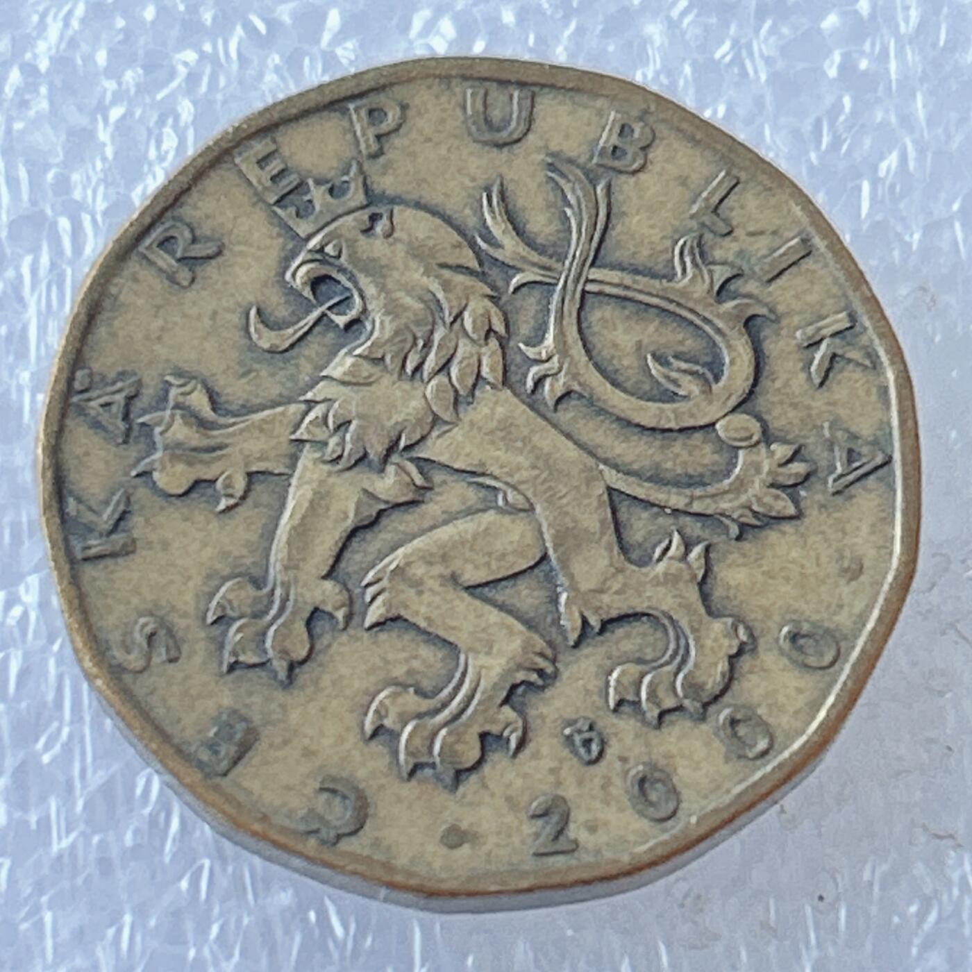 第一海外回流一元起拍收藏 散币专场 第107期 捷克2000千禧年20克朗 钟表结构纪念币