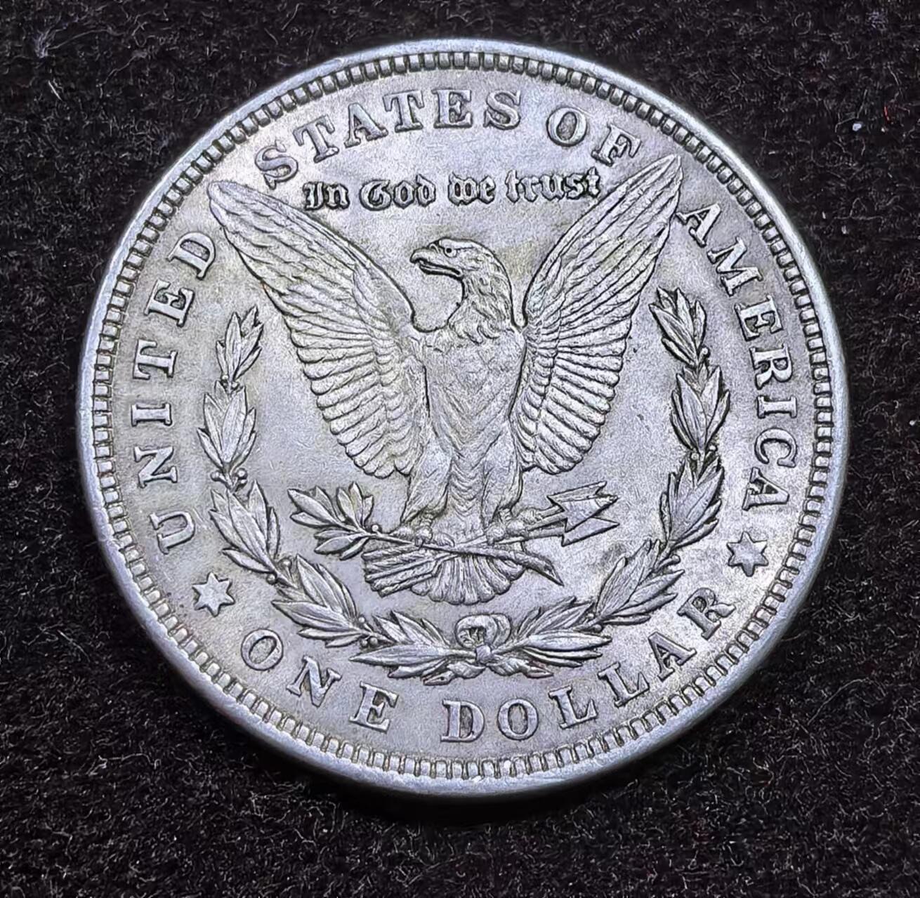 北京马甸外国币专卖微拍第124期，外国金银币专场，陆续上新，欢迎关注 好品相1921年美国摩根银币