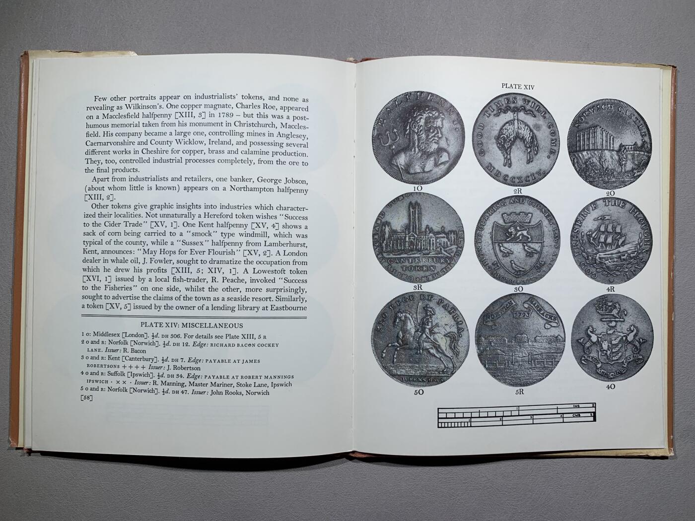 《竞宝斋》第295场- 周日，周一  2场连拍 （全场包邮） 英国代币介绍  图文并茂  少见代币资料