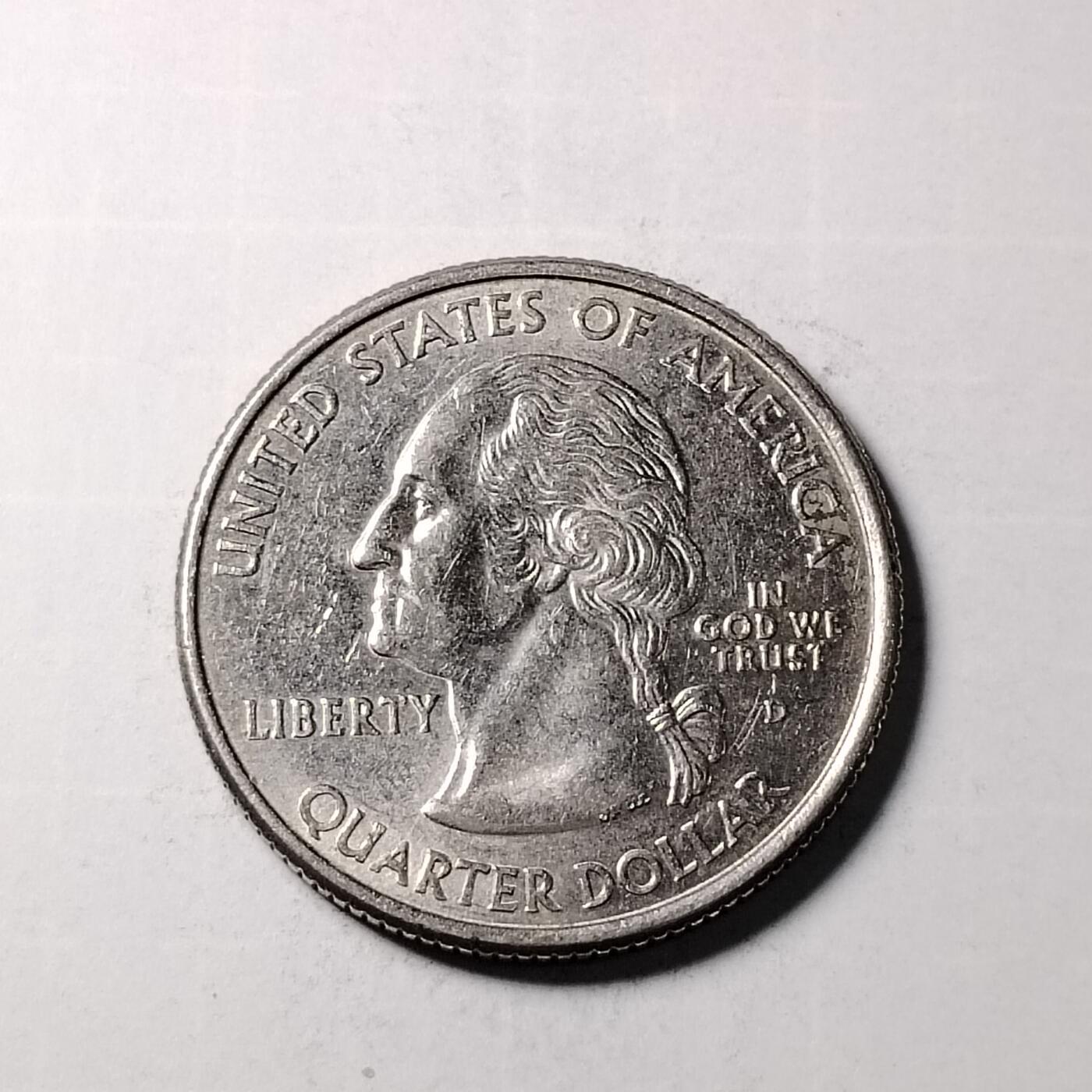 805 明尼苏达州 2005年美国25分州币 24mm 保真随机发货80207