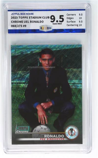 球星卡 - TOPPS STADIUM CLUB CHROME UEL RONALDO 068/275 #9 极限9.5分
