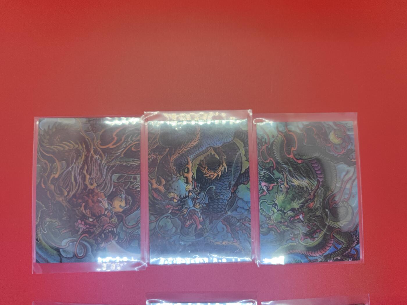 妖精的尾巴卡牌拍卖第二十四期(收拍品) 香山文创-九龙壁9拼一套+合集卡+九龙逐日特卡，共11张