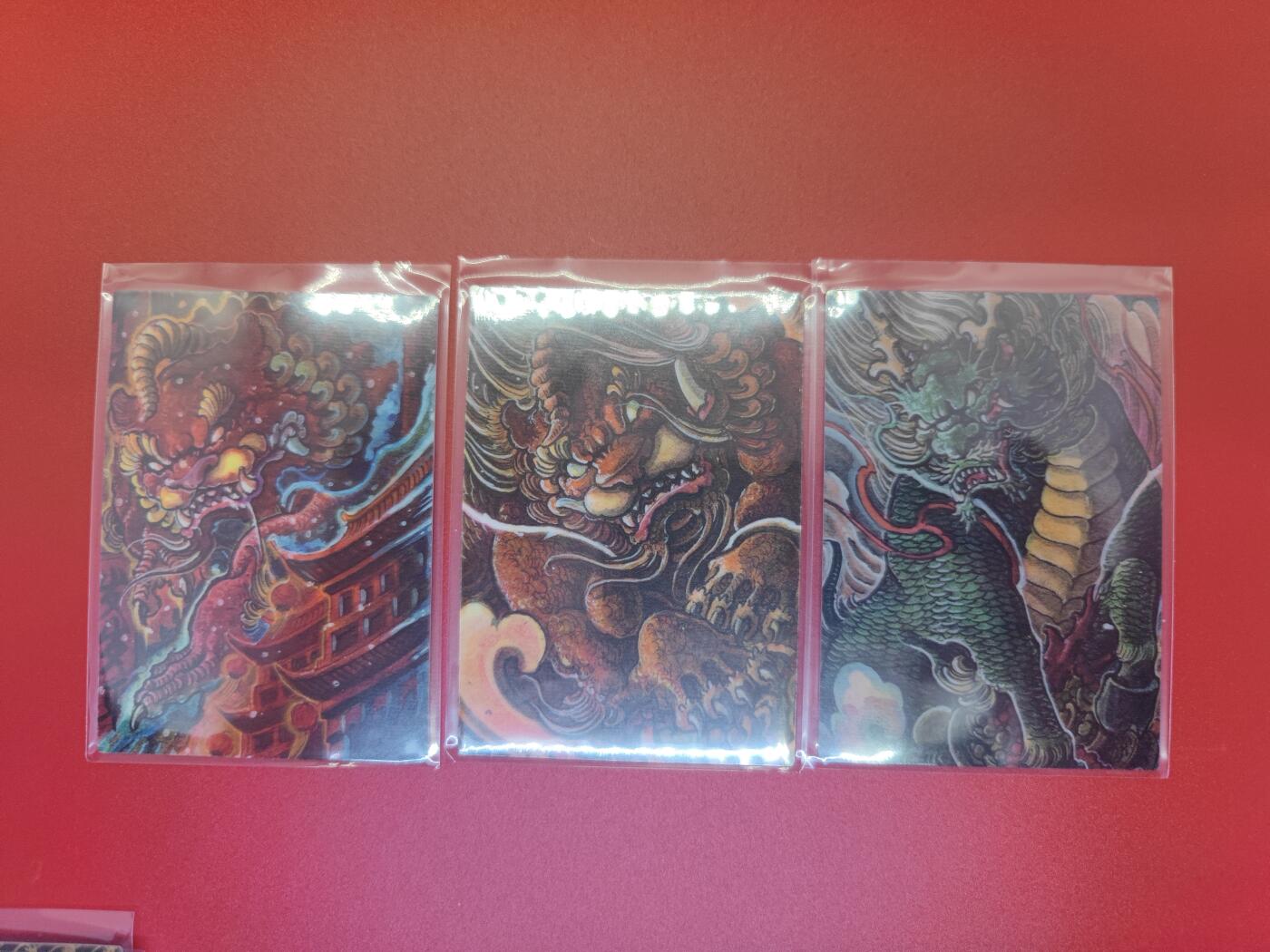妖精的尾巴卡牌拍卖第二十四期(收拍品) 星宿文创-年兽-麒麟-貔貅特卡3张