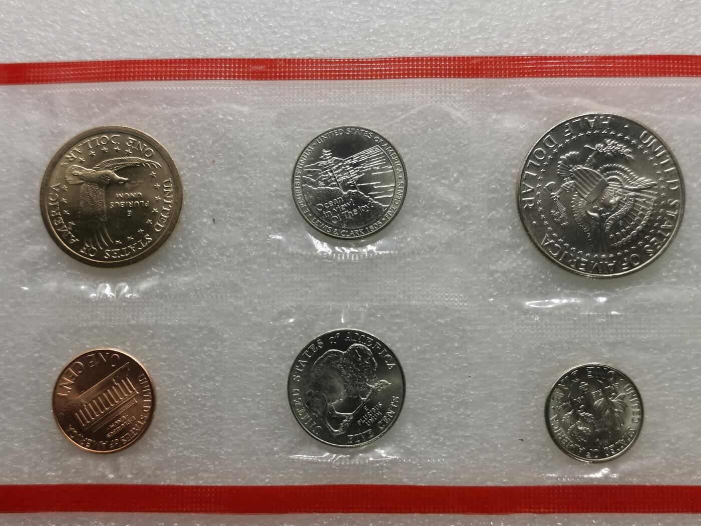 四叶草钱币第2场 散币 银币 套币 美国2003年套币11枚原装塑封