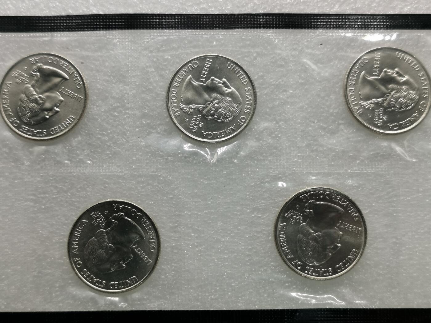 四叶草钱币第2场 散币 银币 套币 美国2003年套币11枚原装塑封