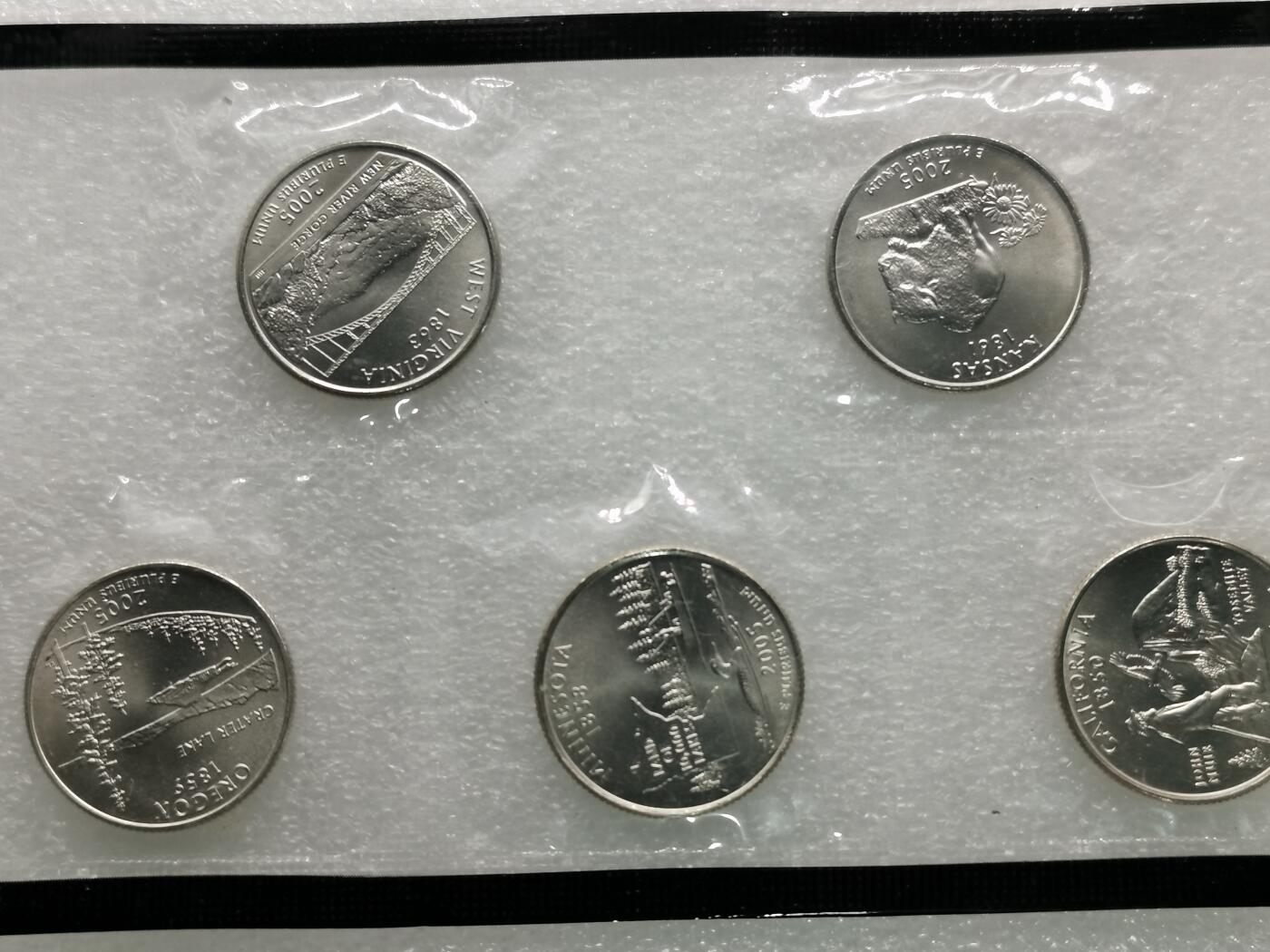 四叶草钱币第2场 散币 银币 套币 美国2003年套币11枚原装塑封