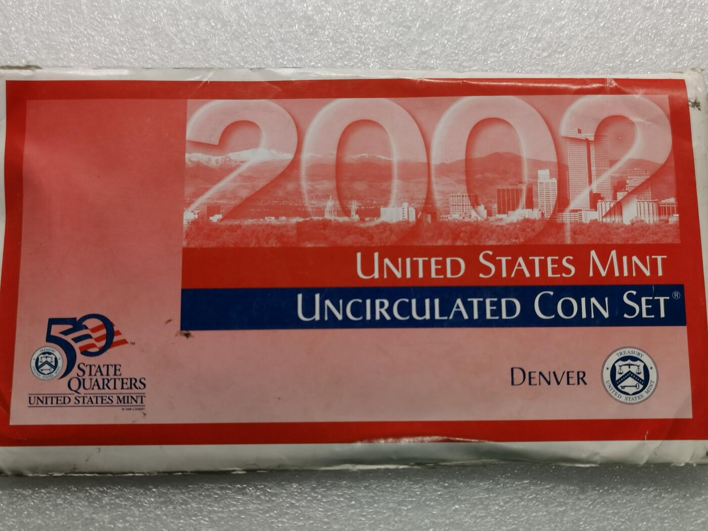 四叶草钱币第2场 散币 银币 套币 美国2002年套币10枚 原装塑封带证书