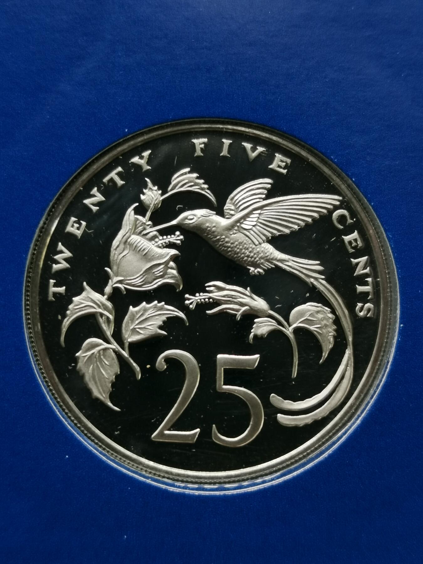 四叶草钱币第2场 散币 银币 套币 牙买加1967年精制套币7枚 带盒证