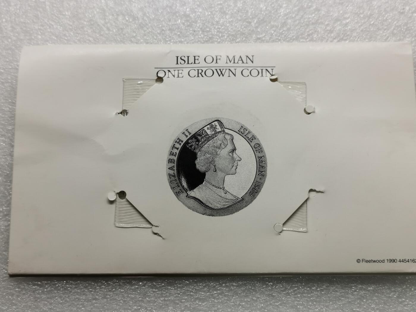 四叶草钱币第2场 散币 银币 套币 直布罗陀1990年 黑便士邮票发行150周年1克朗铜镍币  原装卡册塑封