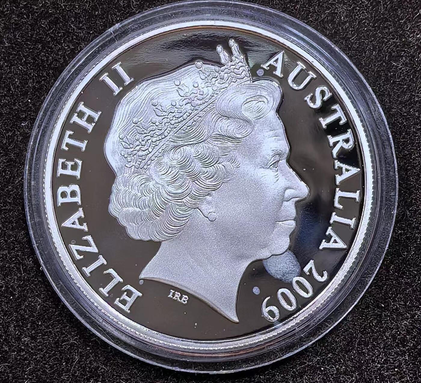 北京马甸外国币专卖微拍第124期，外国金银币专场，陆续上新，欢迎关注 2009年澳大利亚生肖牛1盎司精制银币