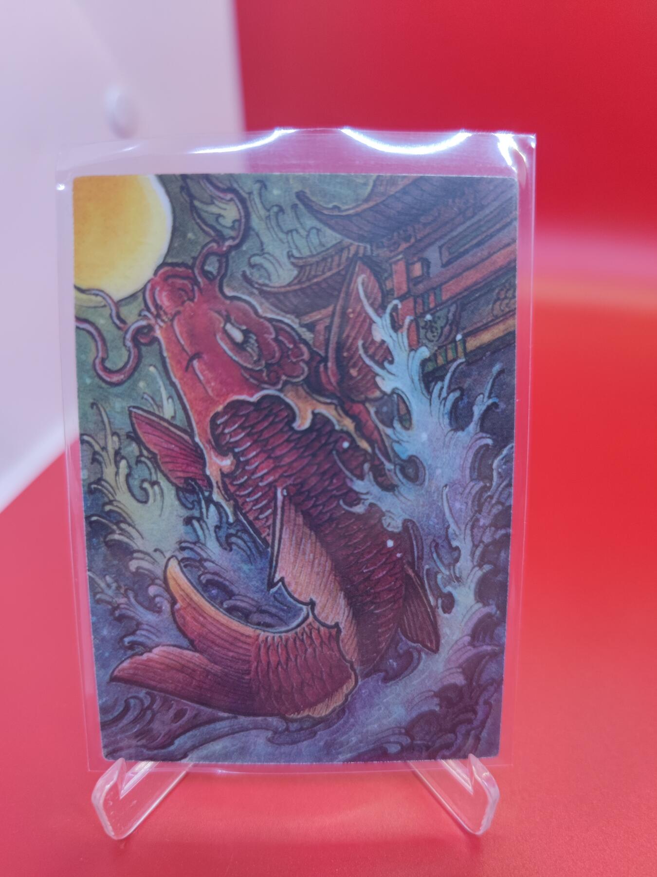 妖精的尾巴卡牌拍卖第二十四期(收拍品) 星宿文创-福狮-麒麟-鱼跃龙门特卡，3张