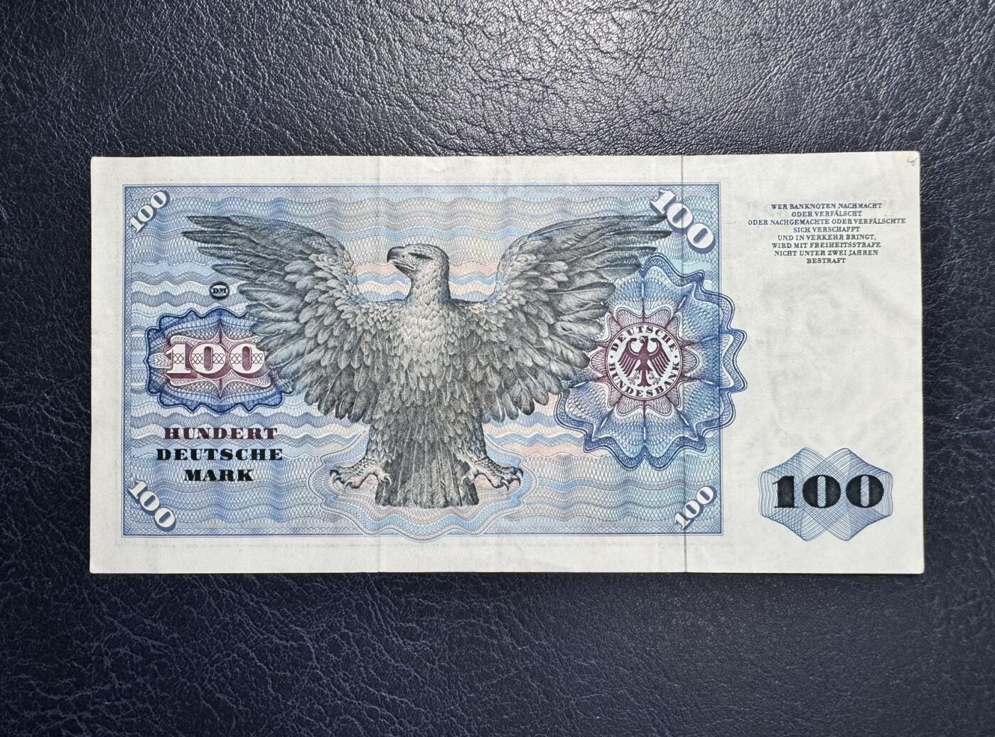 收藏联盟Quantum Auction 第367期拍卖  德国联邦1977年100马克 品相如图 号码无47 明斯特