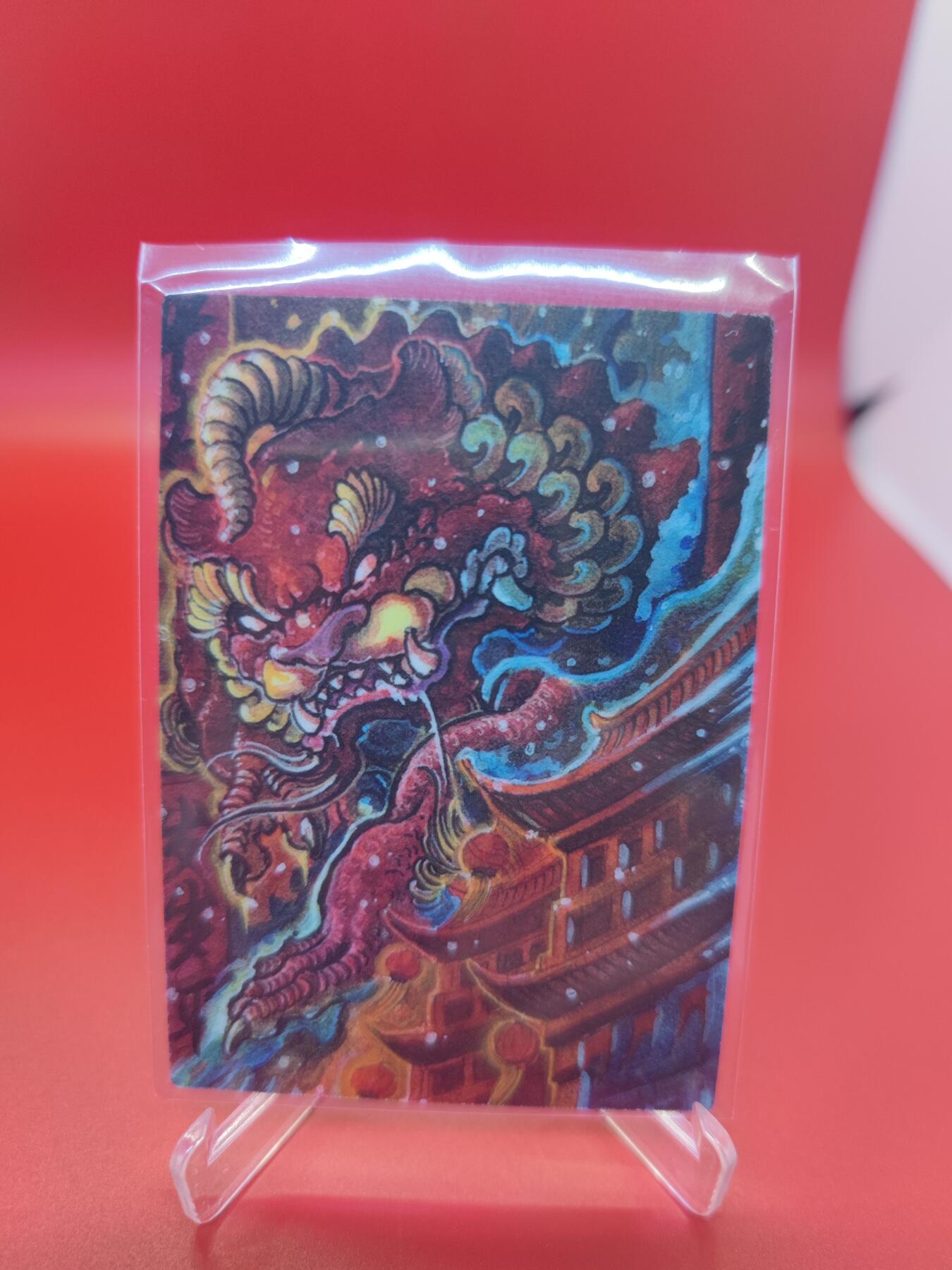 妖精的尾巴卡牌拍卖第二十四期(收拍品) 星宿文创-年兽-麒麟-貔貅特卡3张