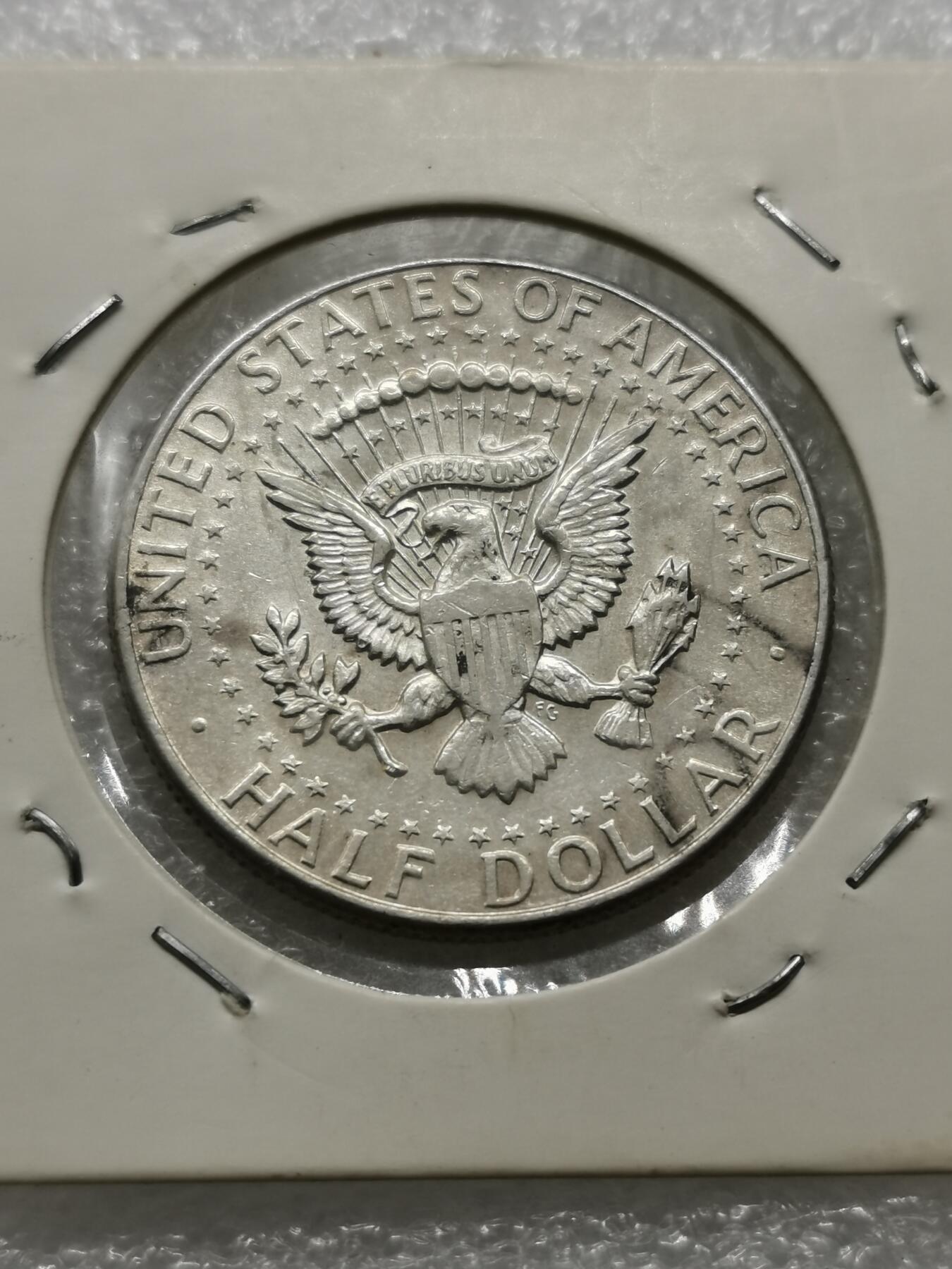 四叶草钱币第2场 散币 银币 套币 美国1964年肯尼迪50分银币 高银