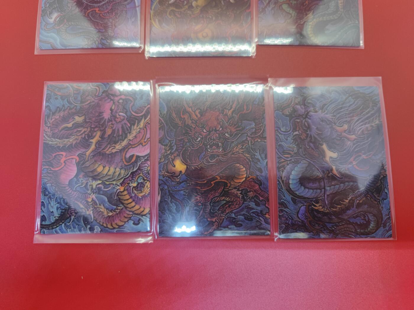 妖精的尾巴卡牌拍卖第二十四期(收拍品) 香山文创-九龙壁9拼一套+合集卡+九龙逐日特卡，共11张