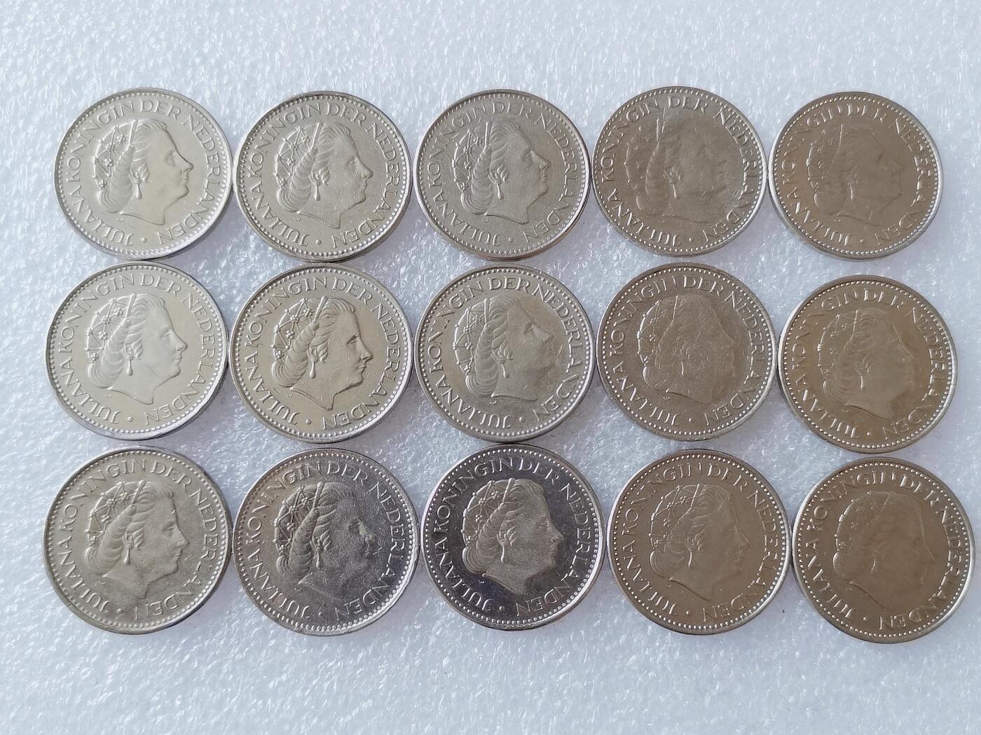 第一海外回流一元起拍收藏 散币专场 第108期 荷兰1盾 10枚