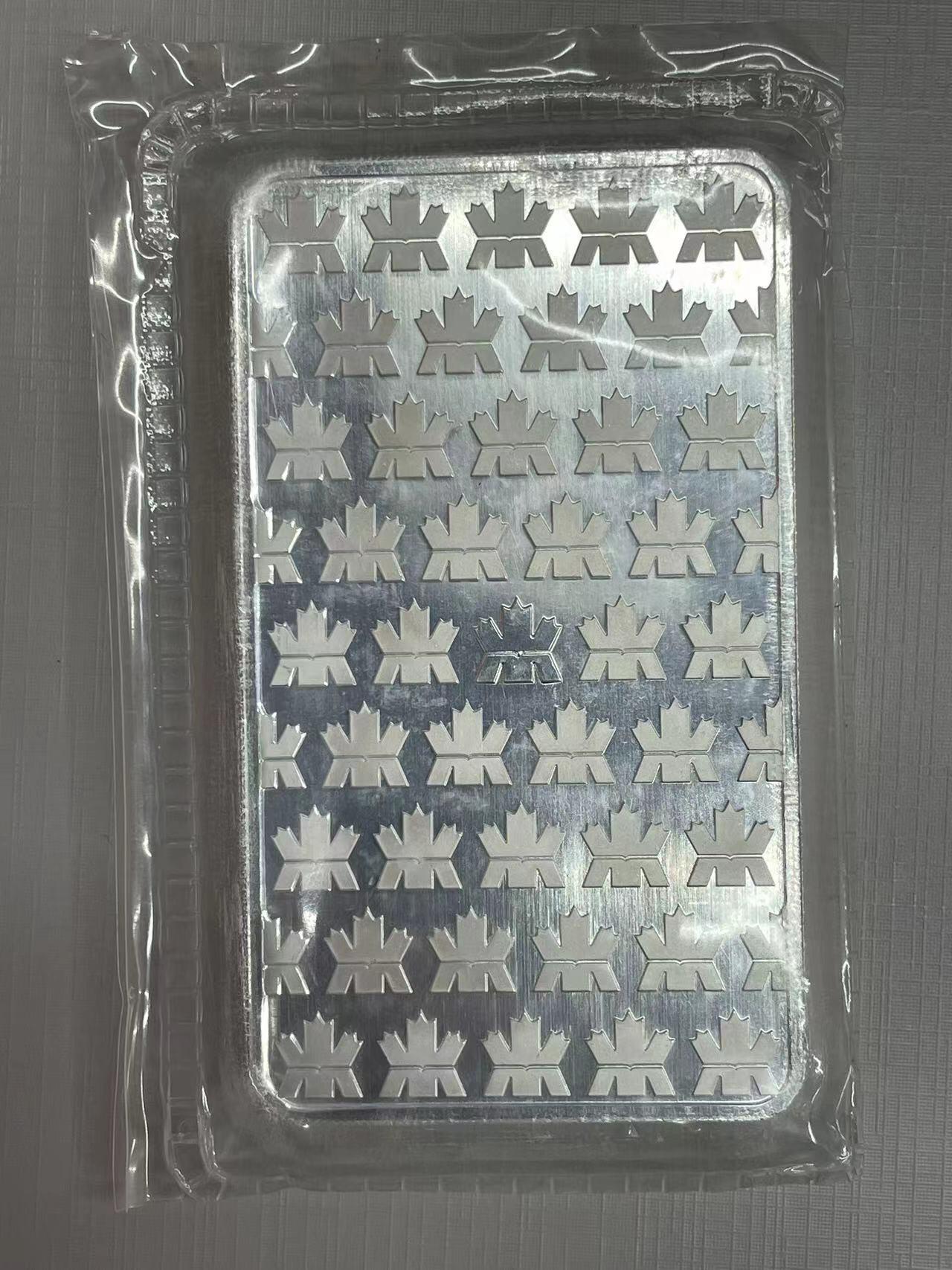 大中华拍卖第752期 加拿大皇家造币厂10盎司99.99%银砖全新原封