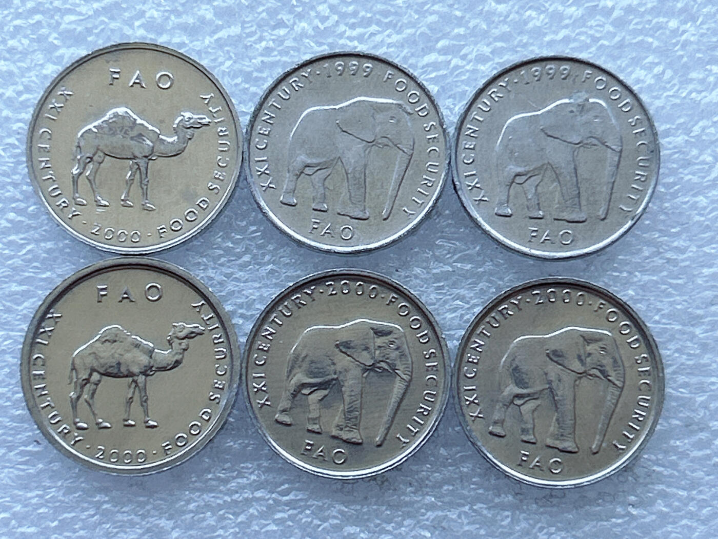 第一海外回流一元起拍收藏 散币专场 第108期 索马里FAO铝币5、10先令 原光品