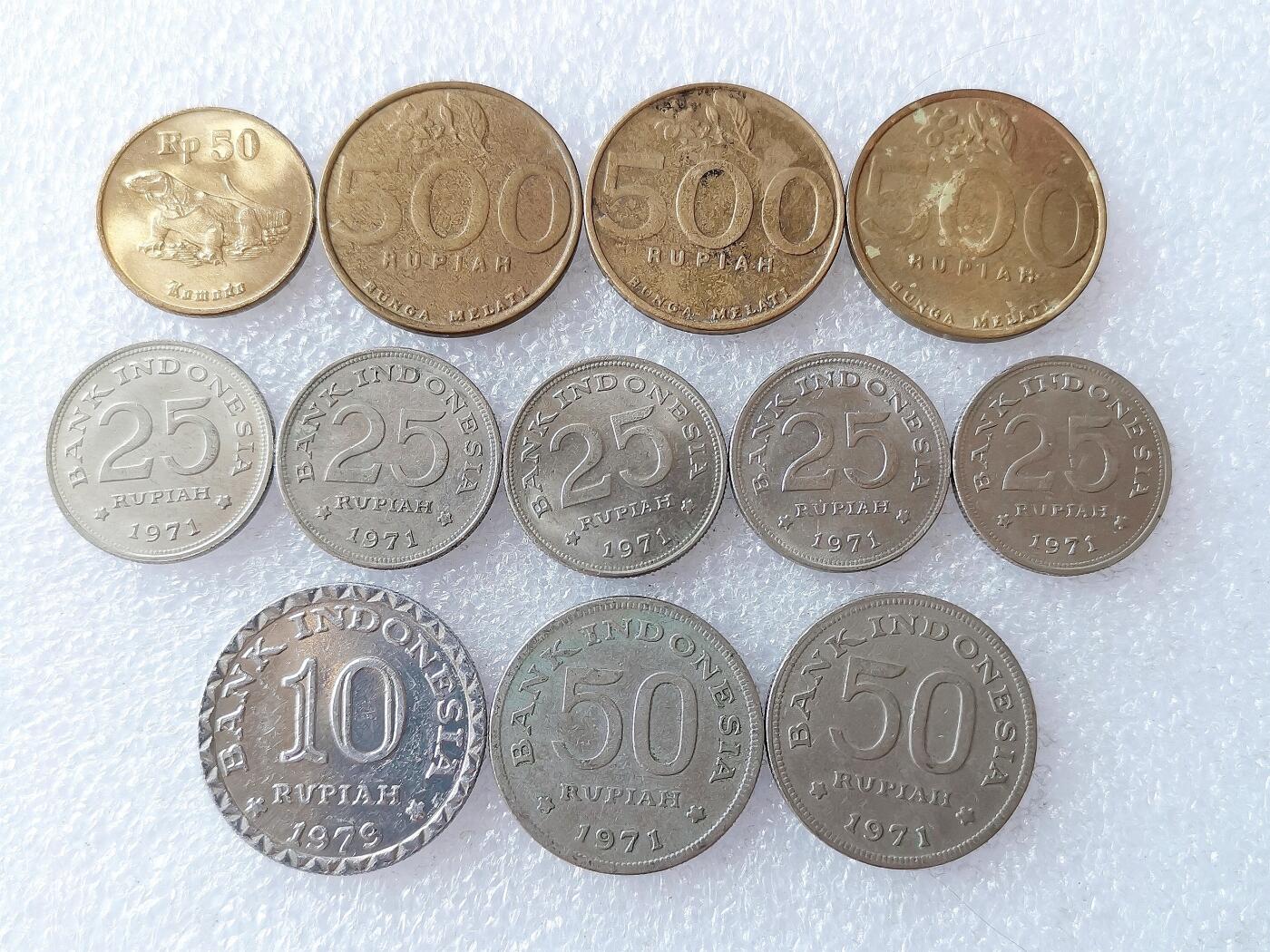 第一海外回流一元起拍收藏 散币专场 第108期 印度尼西亚硬币