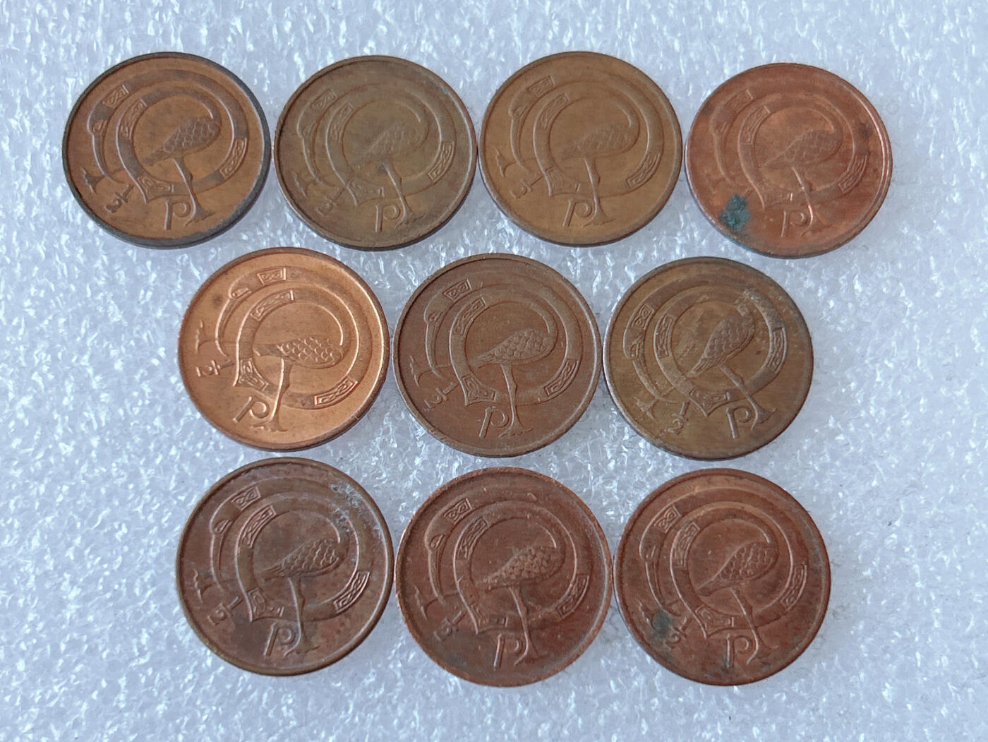 第一海外回流一元起拍收藏 散币专场 第108期 爱尔兰1/2便士红铜币 10枚