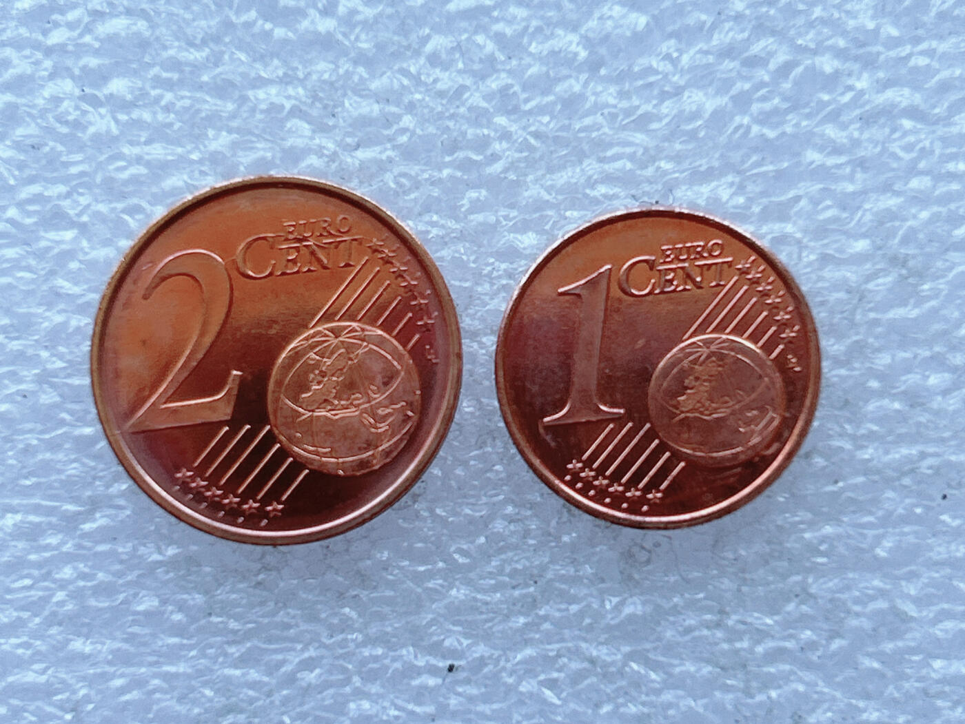 第一海外回流一元起拍收藏 散币专场 第108期 少见 芬兰第一版欧分 1、2欧分一对 原光品