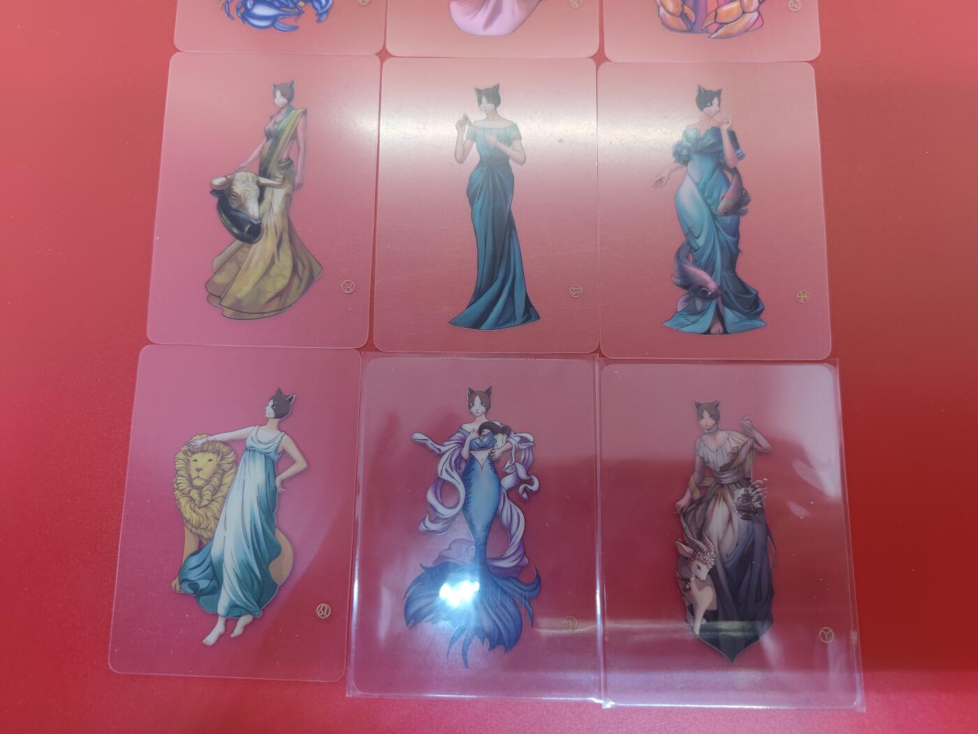 妖精的尾巴卡牌拍卖第二十四期(收拍品) 卡仕界-赫本猫-12星座透卡一套