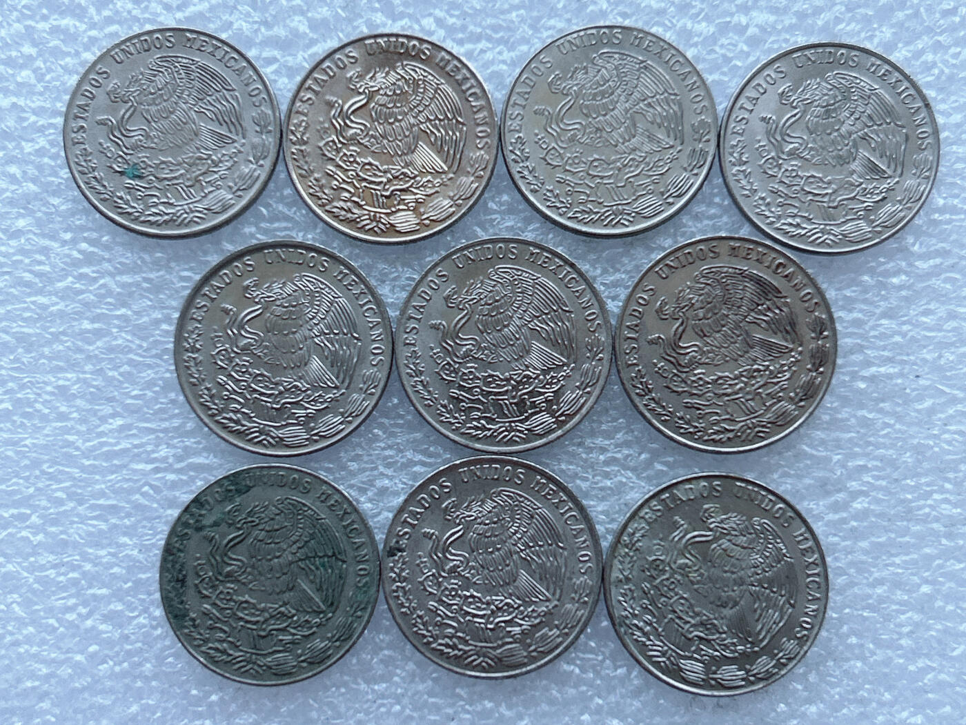 第一海外回流一元起拍收藏 散币专场 第108期 墨西哥20分 10枚