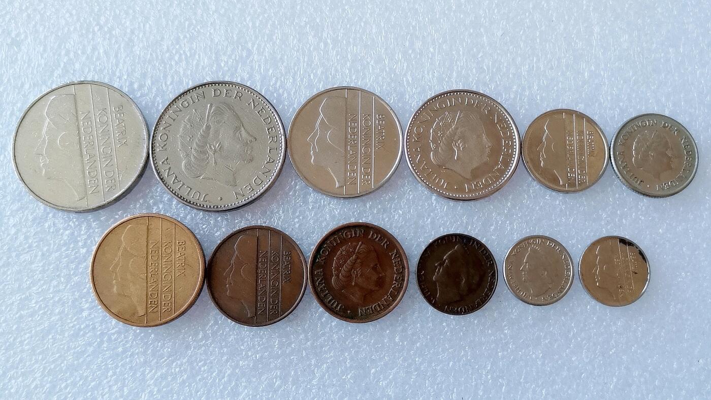 第一海外回流一元起拍收藏 散币专场 第108期 荷兰硬币 12枚