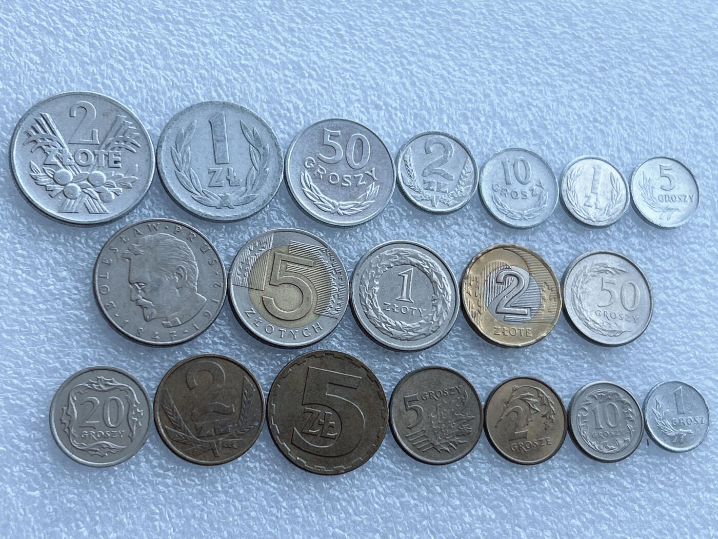 第一海外回流一元起拍收藏 散币专场 第108期 波兰硬币19枚 无重复