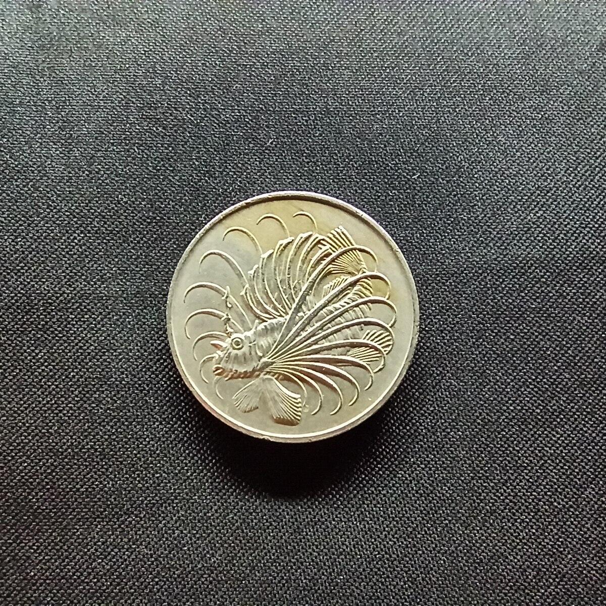 邮泉阁限时拍卖第十三场 各国硬币专场（注意看介绍，硬币在国外谨慎参拍） 新加坡1967年50分